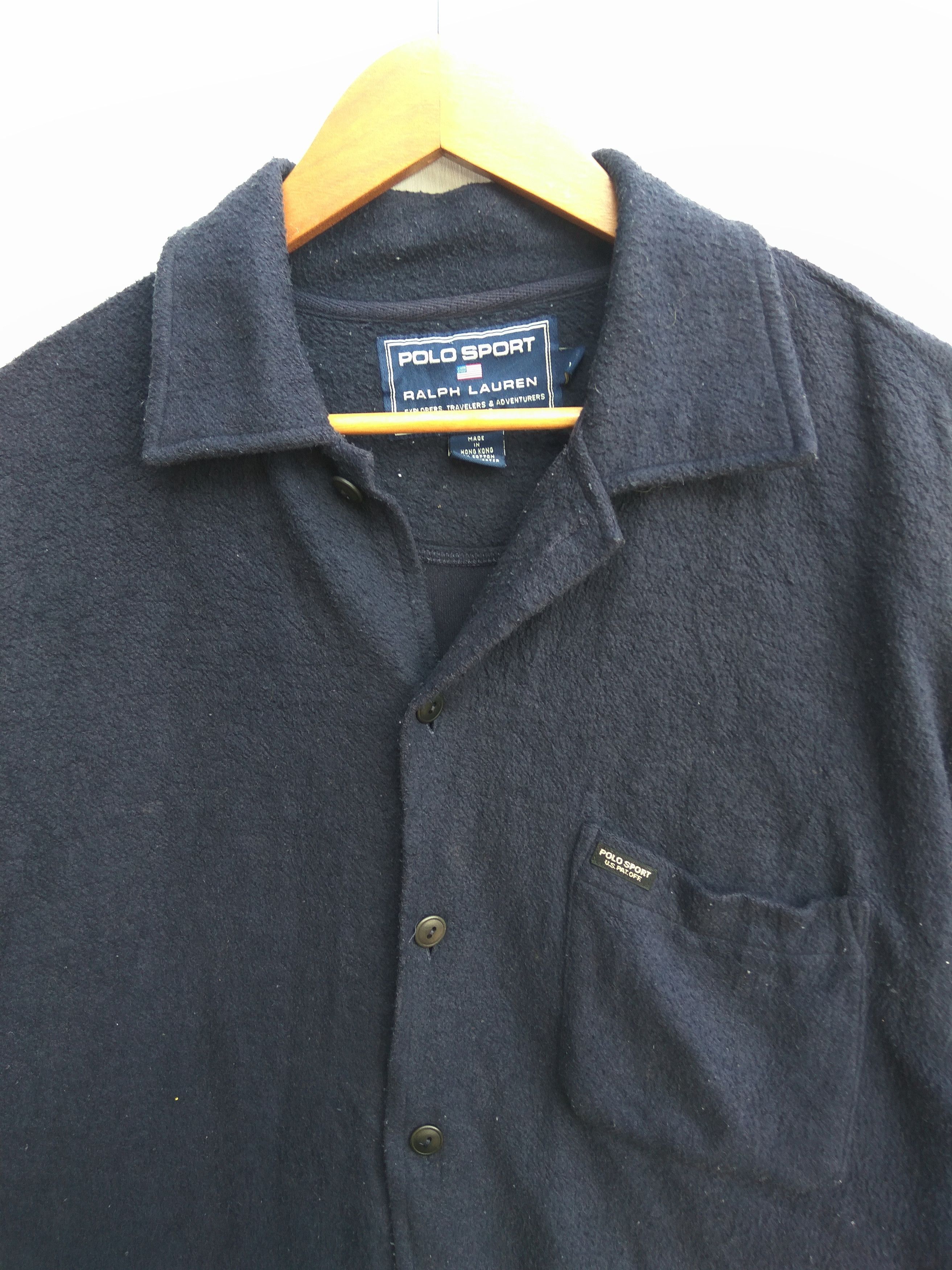 Polo Ralph Lauren × Vintage Polo Sport sweater button Size US L / EU 52-54 / 3 - 2 Thumbnail