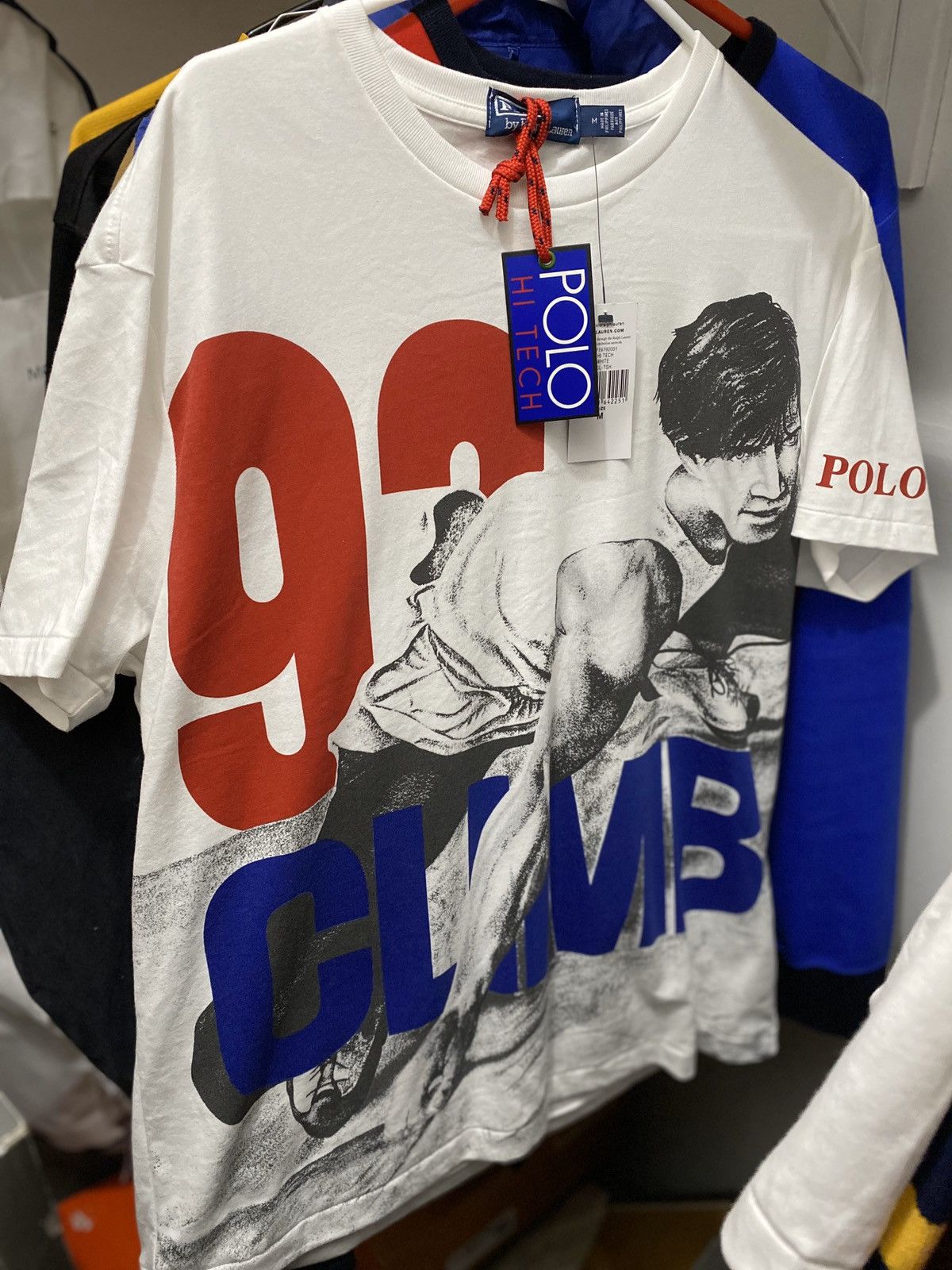 復刻Ralph Lauren CLIMB 1993 tee hi teck Polo Ralph Lauren Polo Ralph Lauren Hi-Tech 93 Climb Shirt | Grailed