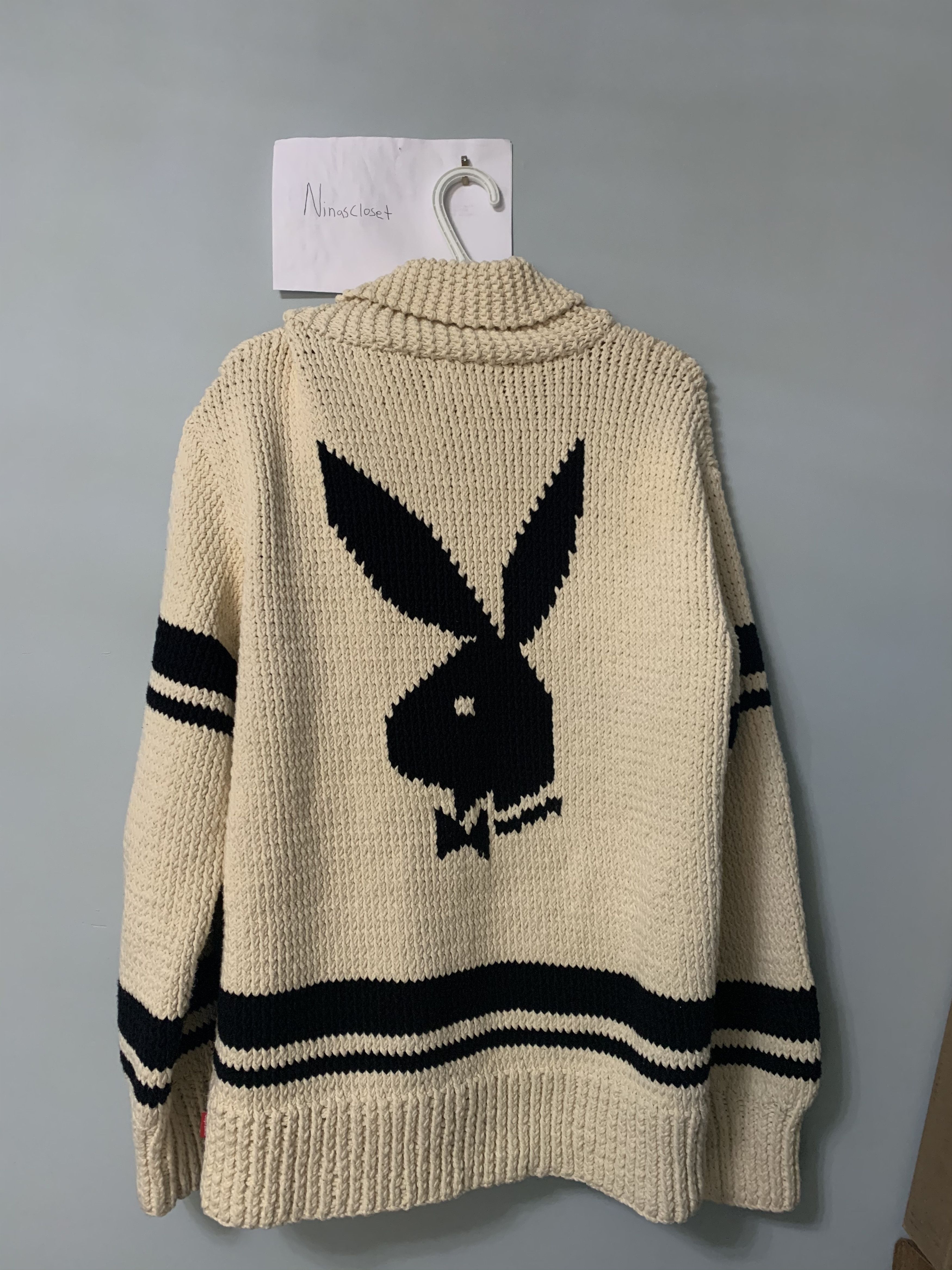 トップス Sweater Playboy Supreme Zip Collar Full