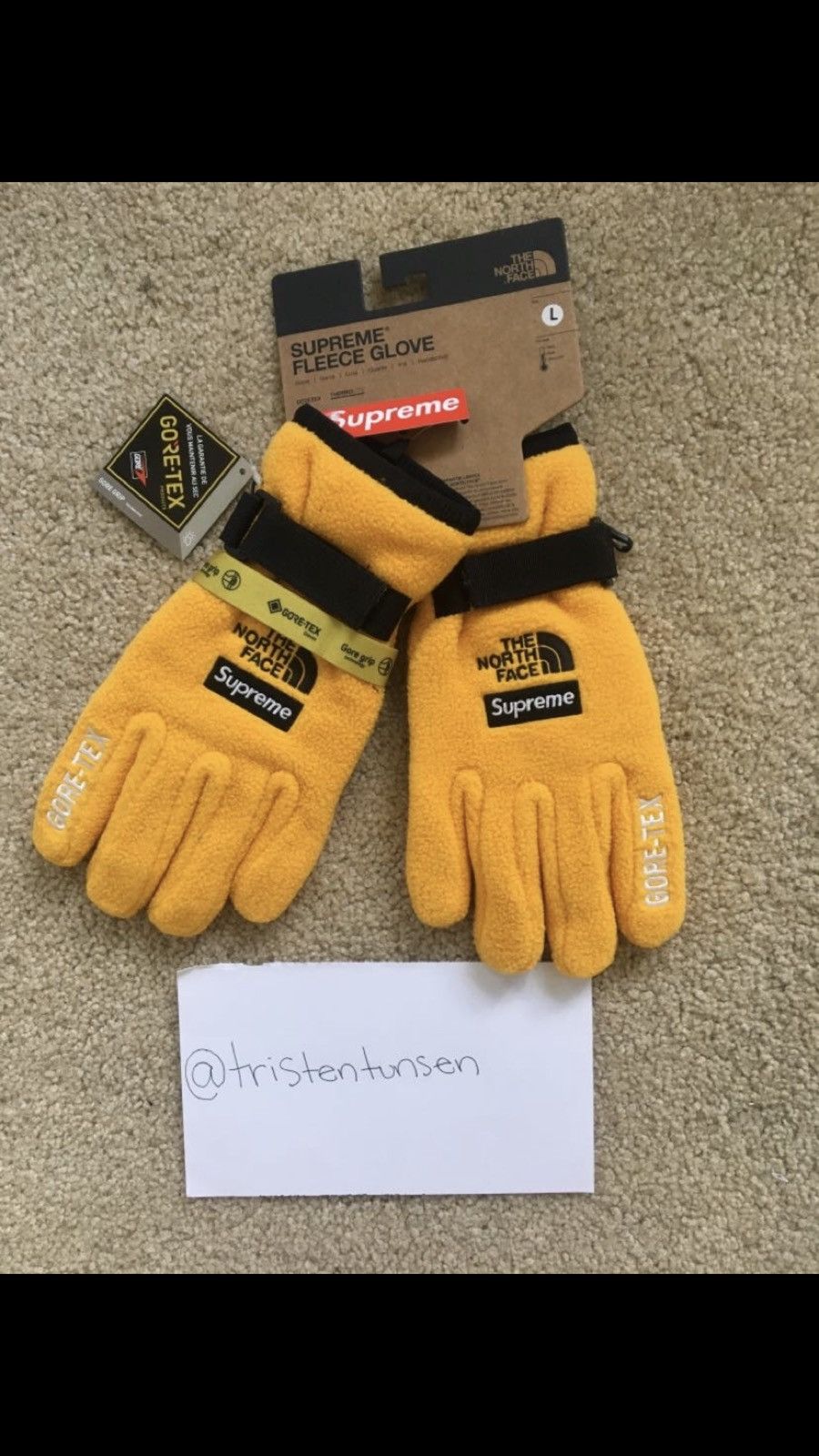 Supreme The North Face RTG Fleece Gloves Supreme/The North