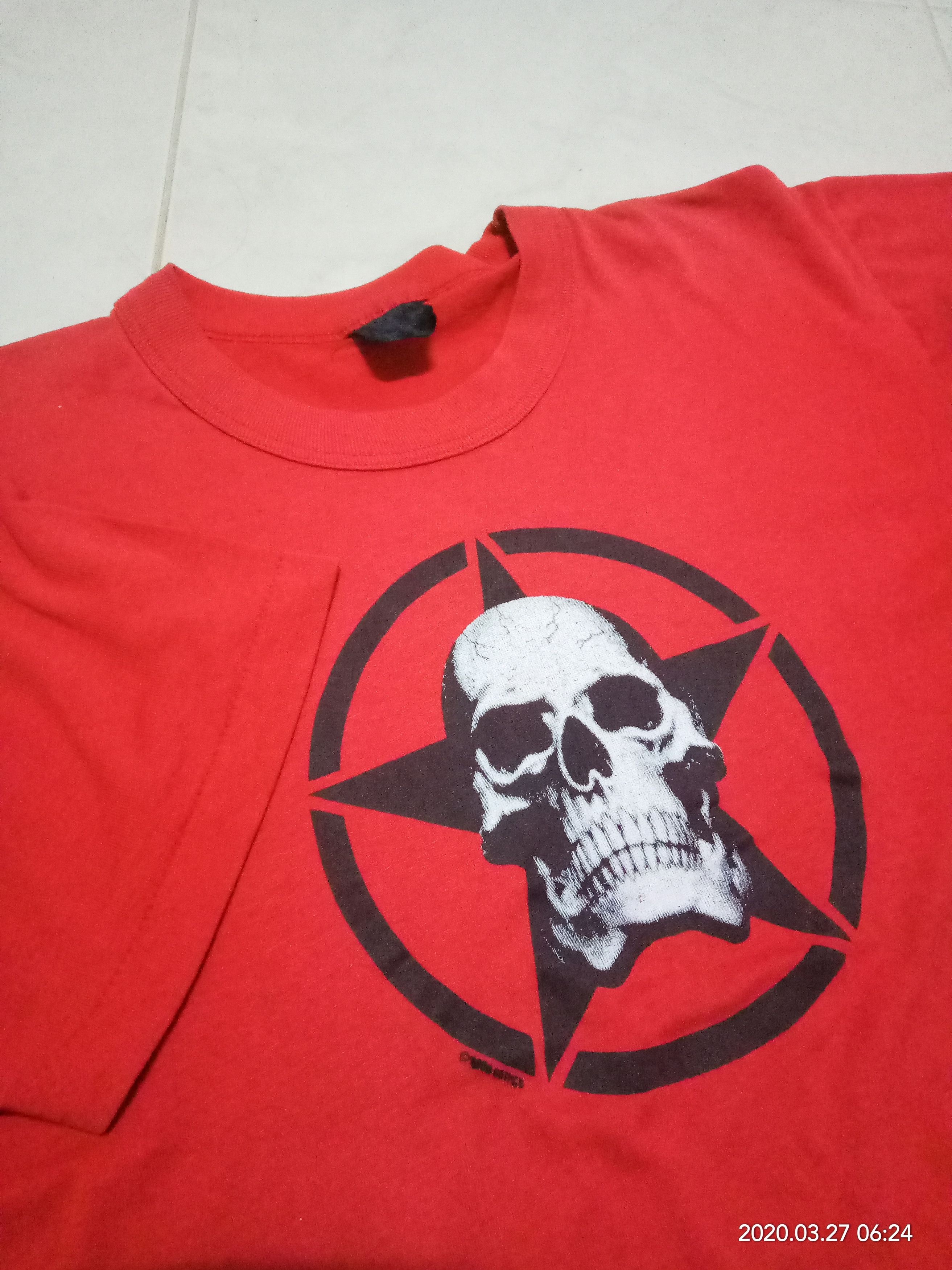 Band Tees × Vintage Vintage 80s Skull Rock N Roll fashion 5050 Size US M / EU 48-50 / 2 - 5 Thumbnail
