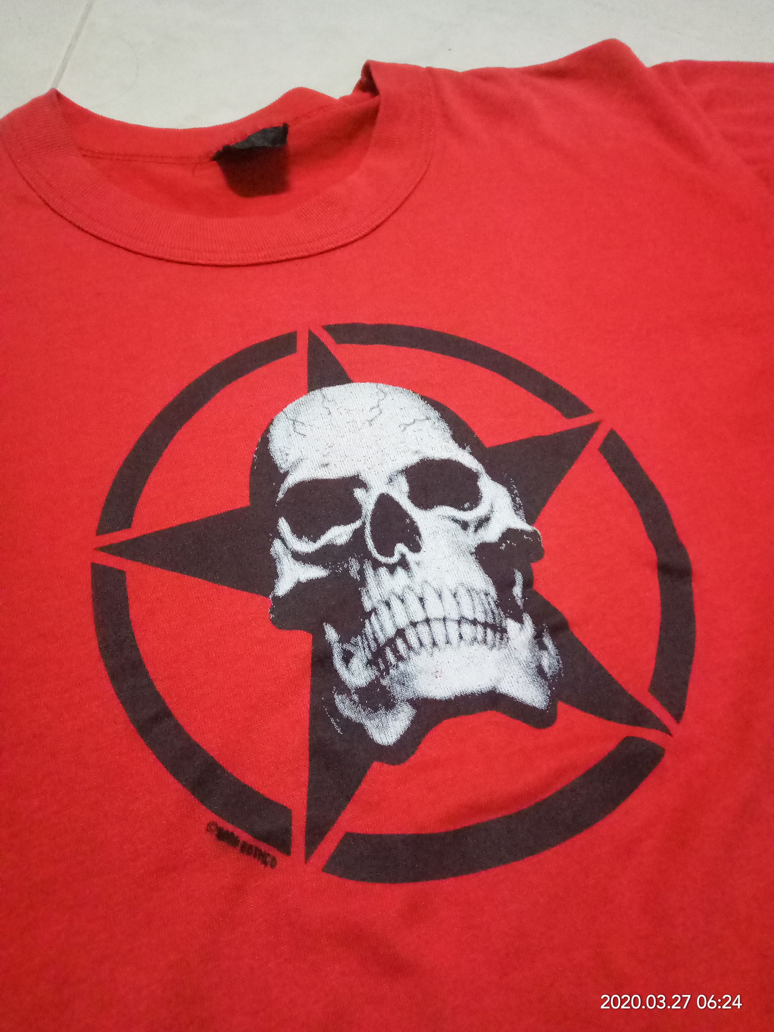 Band Tees × Vintage Vintage 80s Skull Rock N Roll fashion 5050 Size US M / EU 48-50 / 2 - 4 Thumbnail