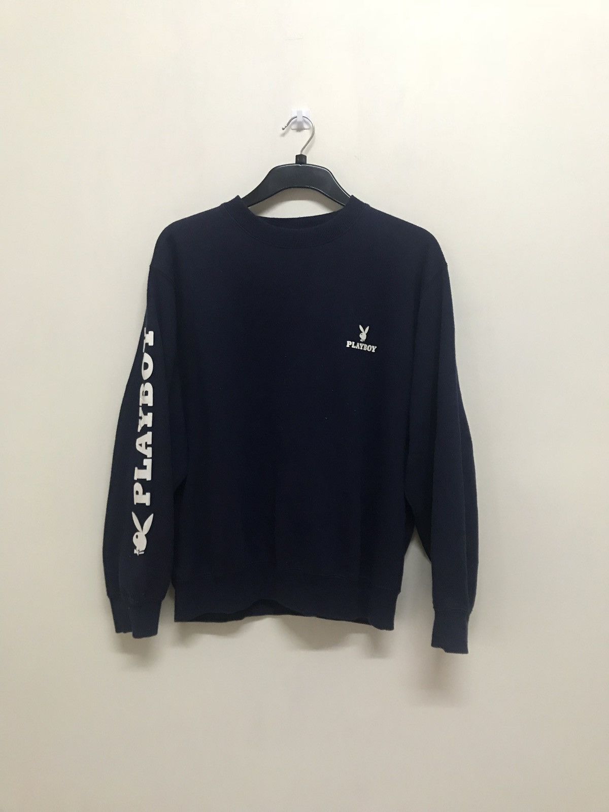Playboy PLAYBOY SWEATSHIRT BIG LOGO VLONE RARE Size US M / EU 48-50 / 2 - 2 Thumbnail