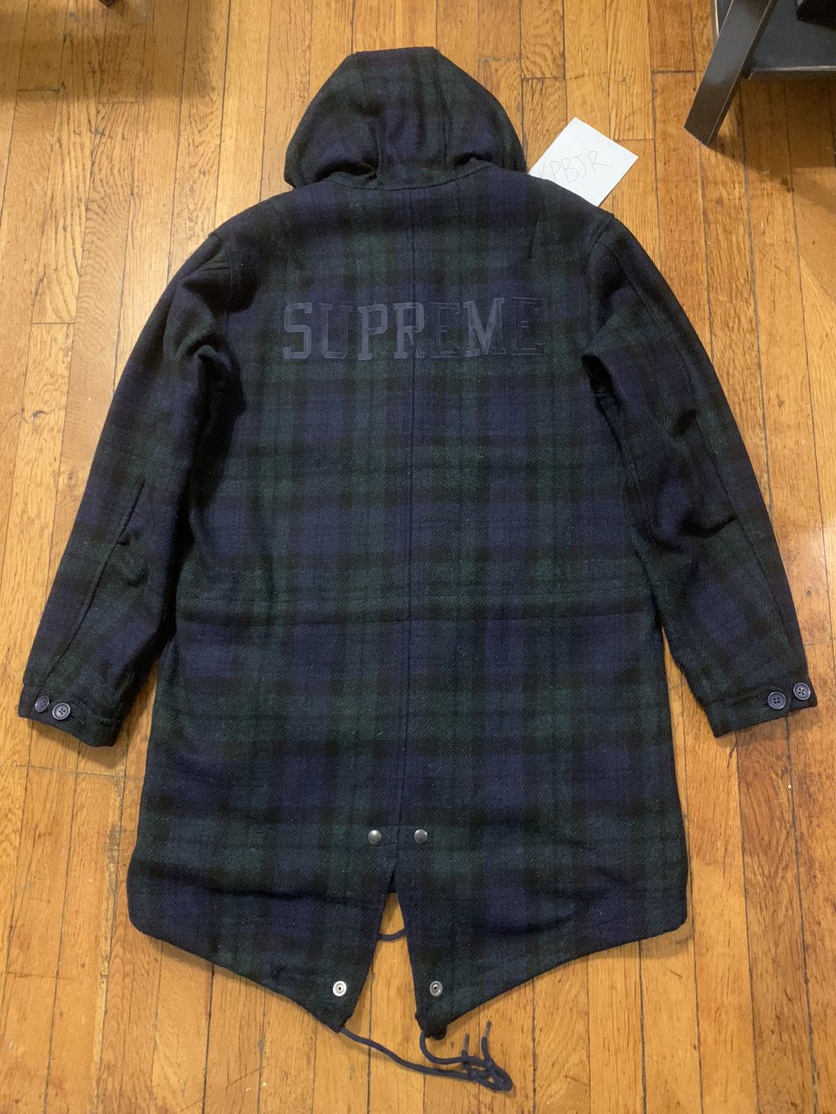 Harris Tweed × Supreme Supreme Harris Tweed Wool Fishtail Parka 