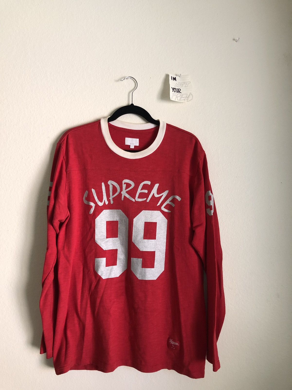Supreme L S Football Top | Grailed