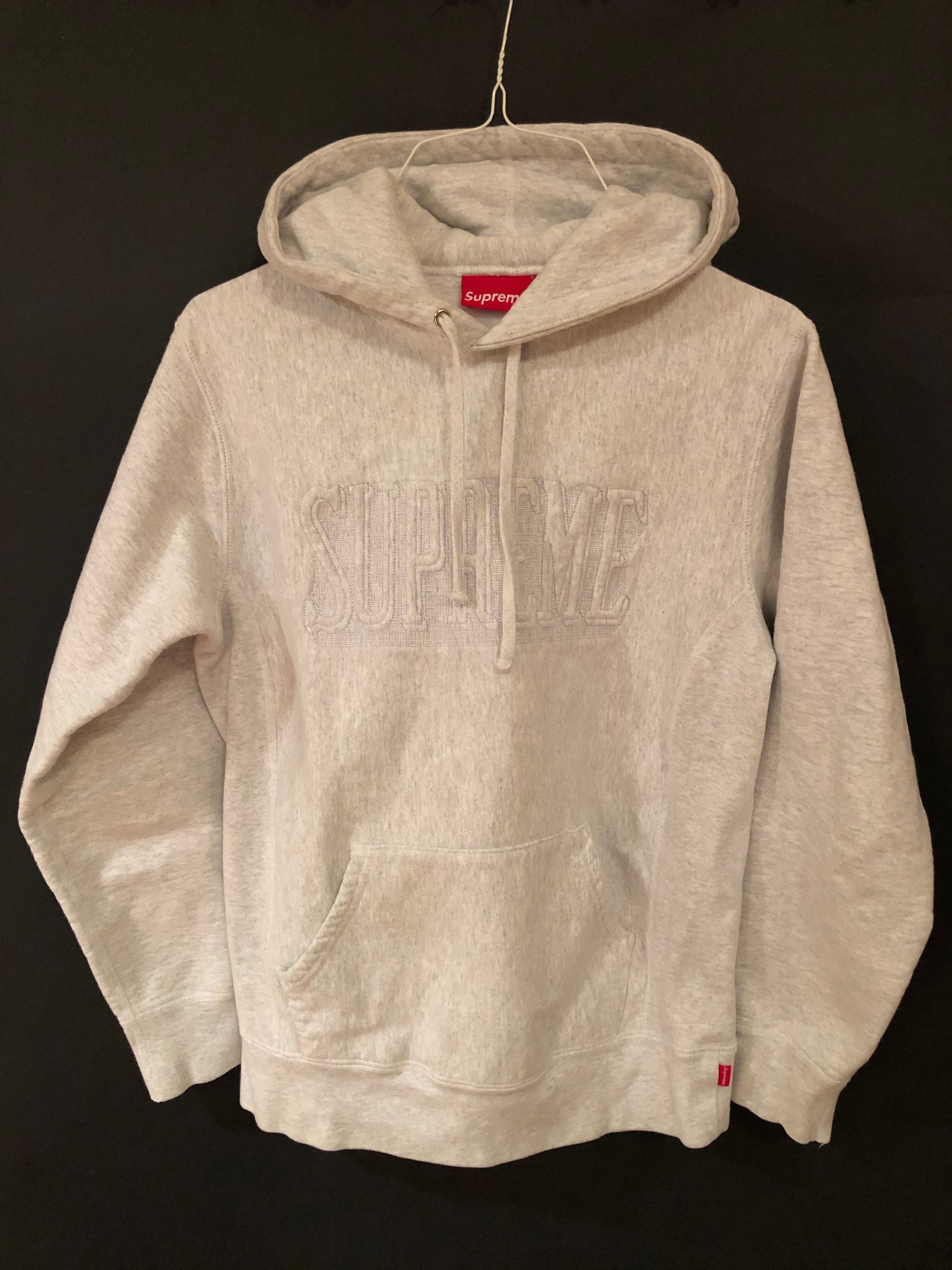 Embroidered Outline Hoodie Sweatshirts Hoodies 