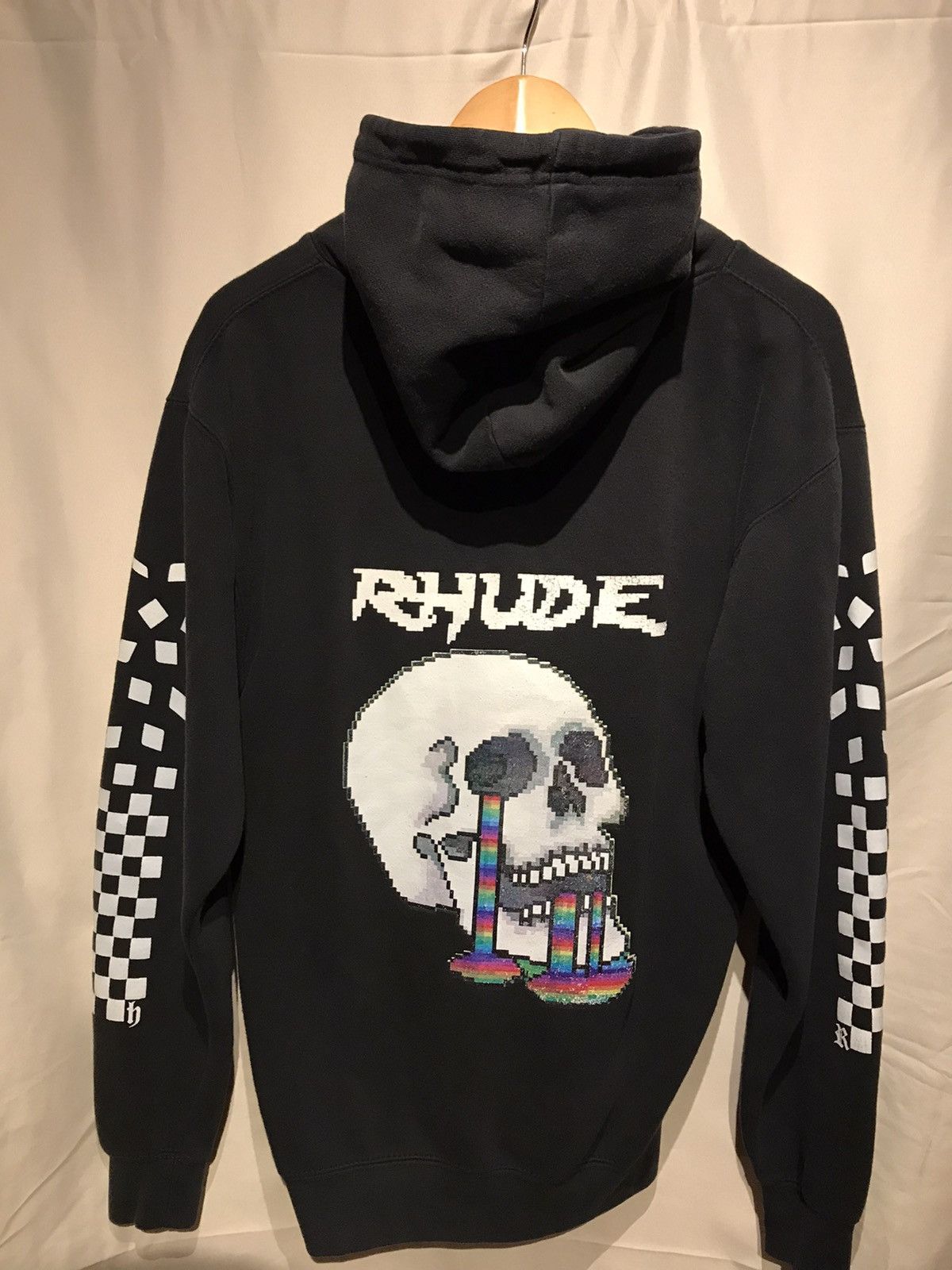 Rhude cheap skull hoodie