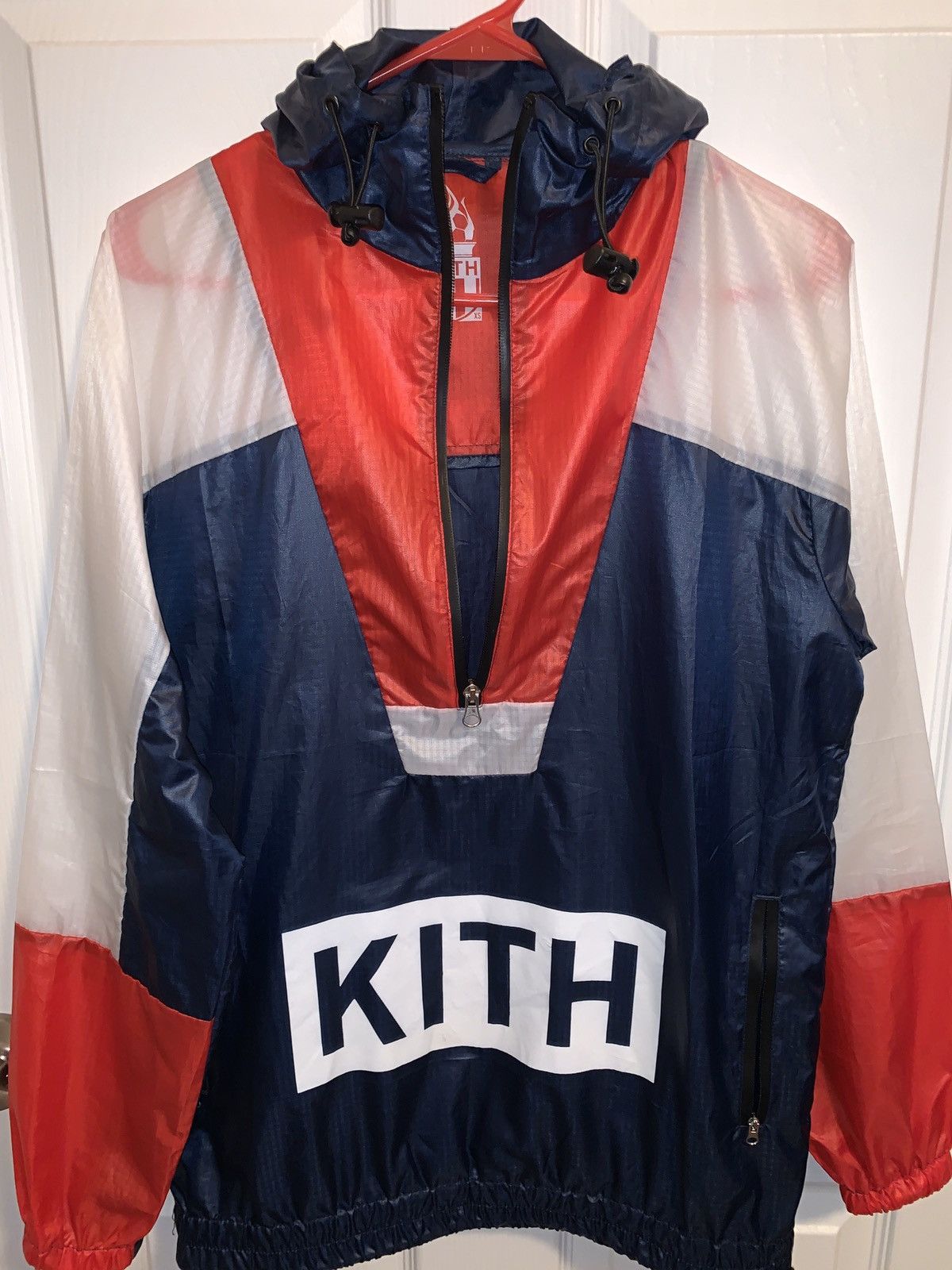 Kith × Ronnie Fieg Ronnie Fieg Kith KFE Windbreaker - Navy/Red/White Size US XS / EU 42 / 0 - 4 Thumbnail