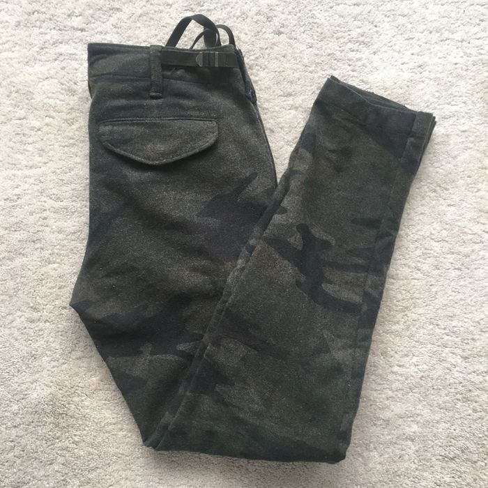 Gap Wool Camouflage Cargo Pant Trousers Grailed