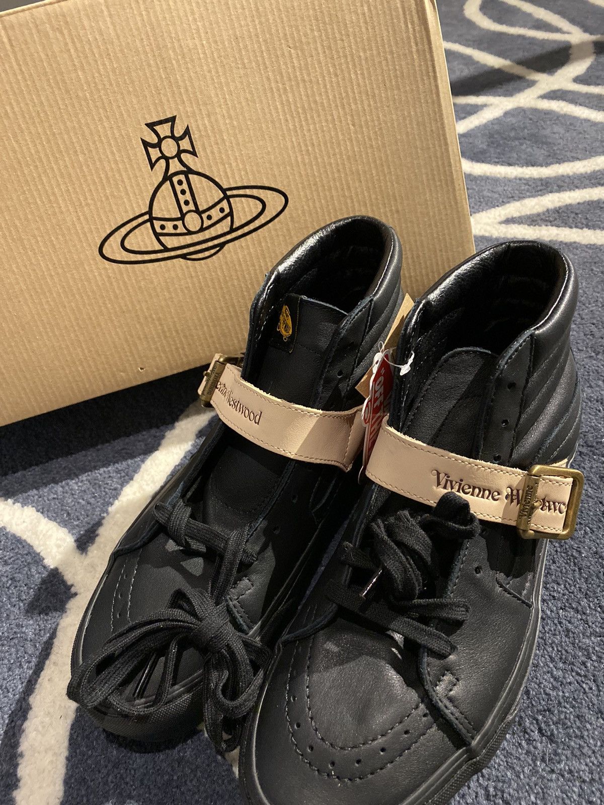 Vans Vivienne Westwood x Vans SK8-Hi Platform Leather NWT | Grailed