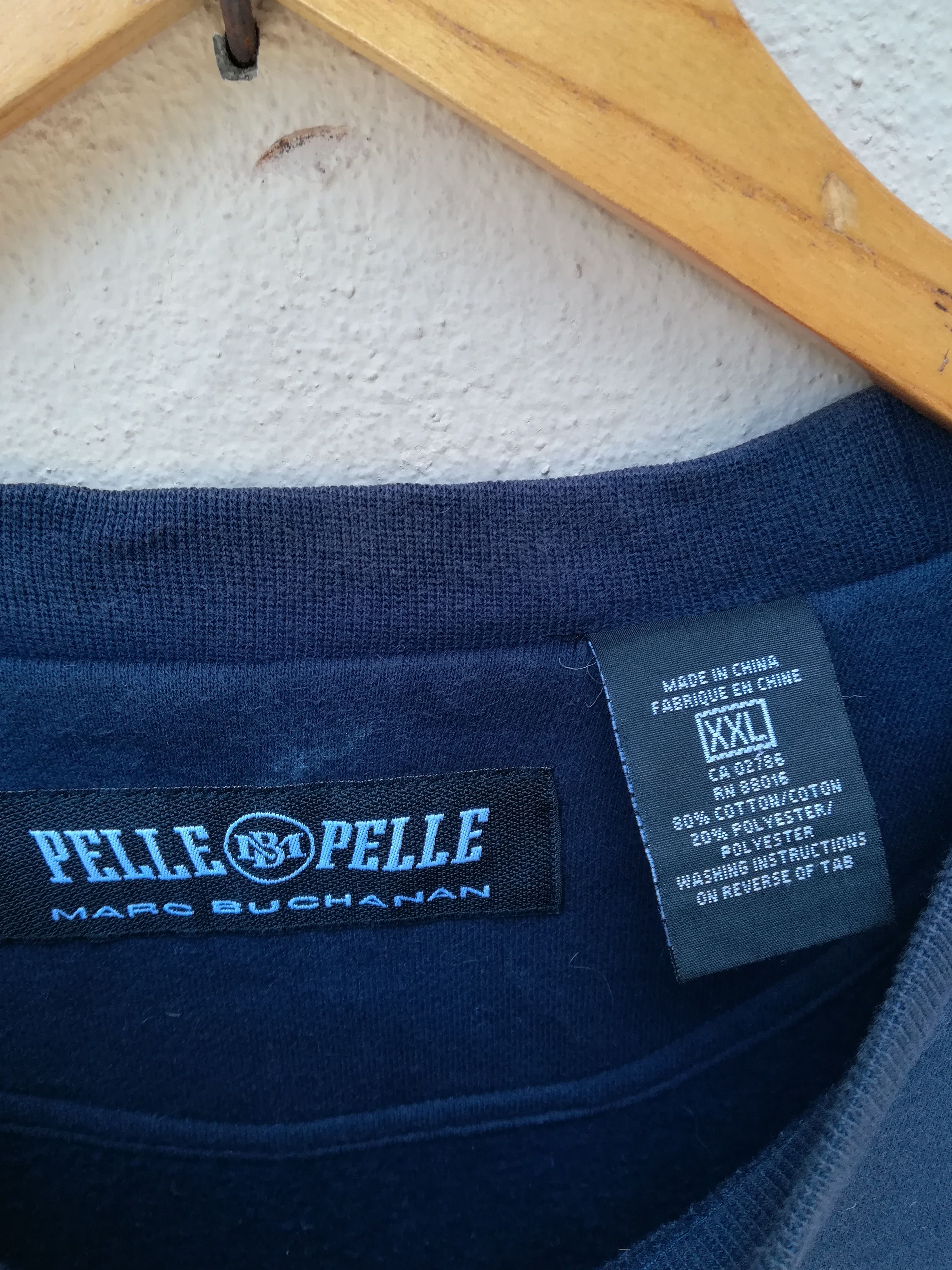 Marc Buchanan × Pelle Pelle Pelle Pelle Marc Buchanan Embroidery Big Logo Sweatshirt Size US XXL / EU 58 / 5 - 3 Thumbnail