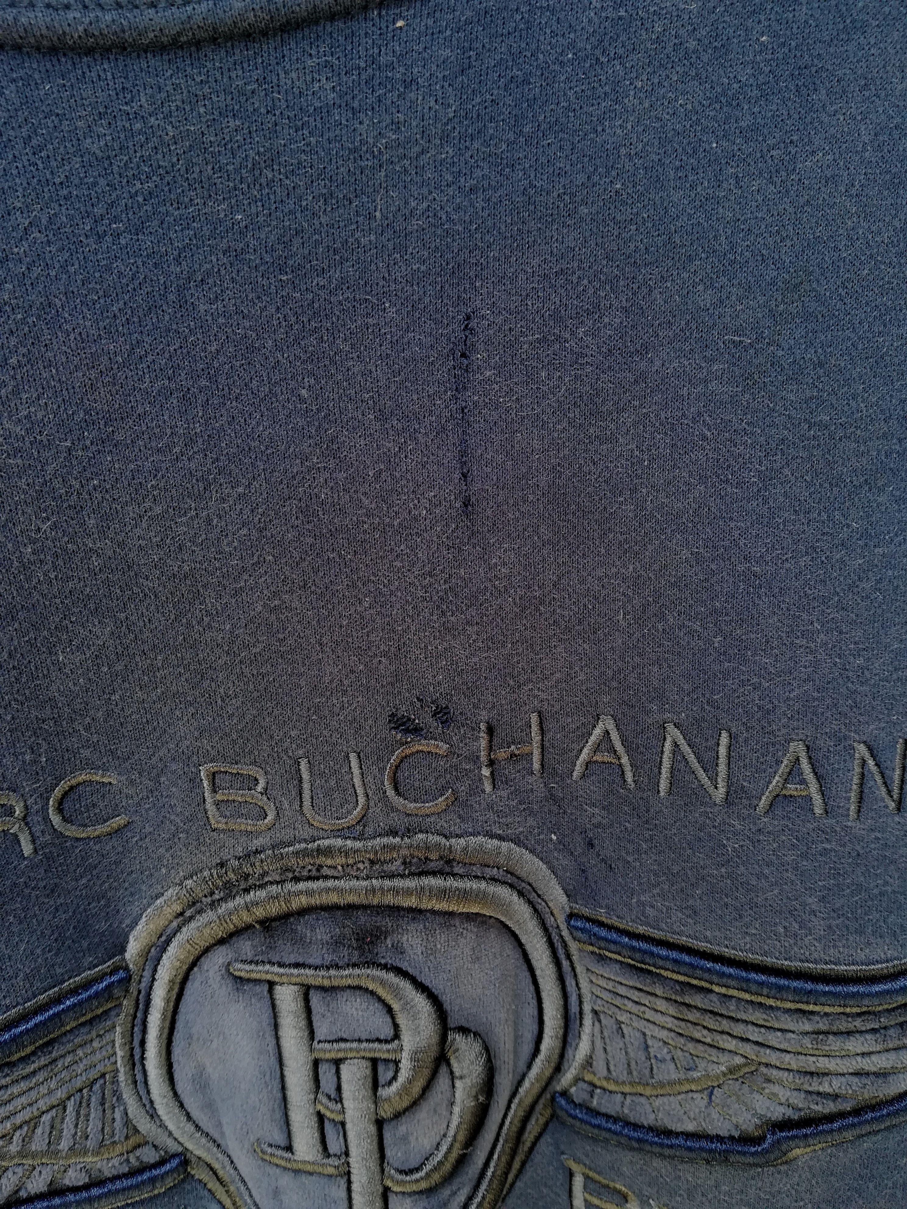 Marc Buchanan × Pelle Pelle Pelle Pelle Marc Buchanan Embroidery Big Logo Sweatshirt Size US XXL / EU 58 / 5 - 5 Thumbnail