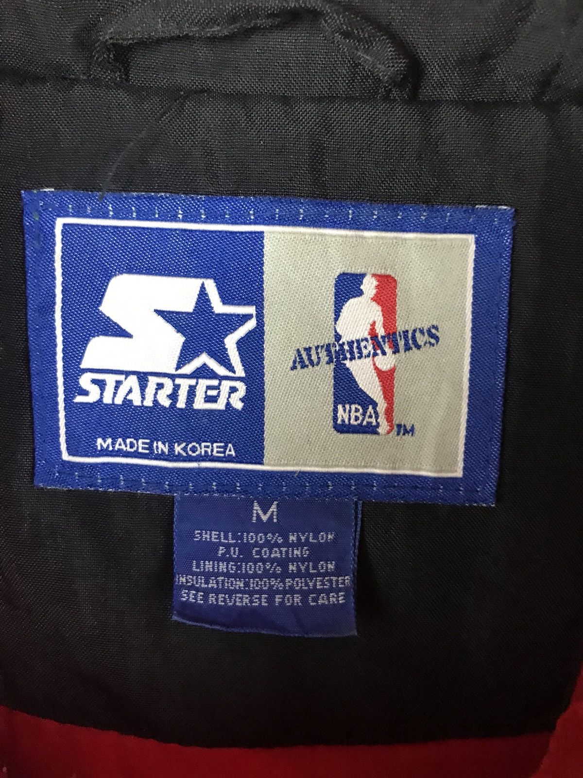NBA × Starter × Vintage Starter NBA Chicago Bulls Jacket Waterproof Size US M / EU 48-50 / 2 - 5 Thumbnail