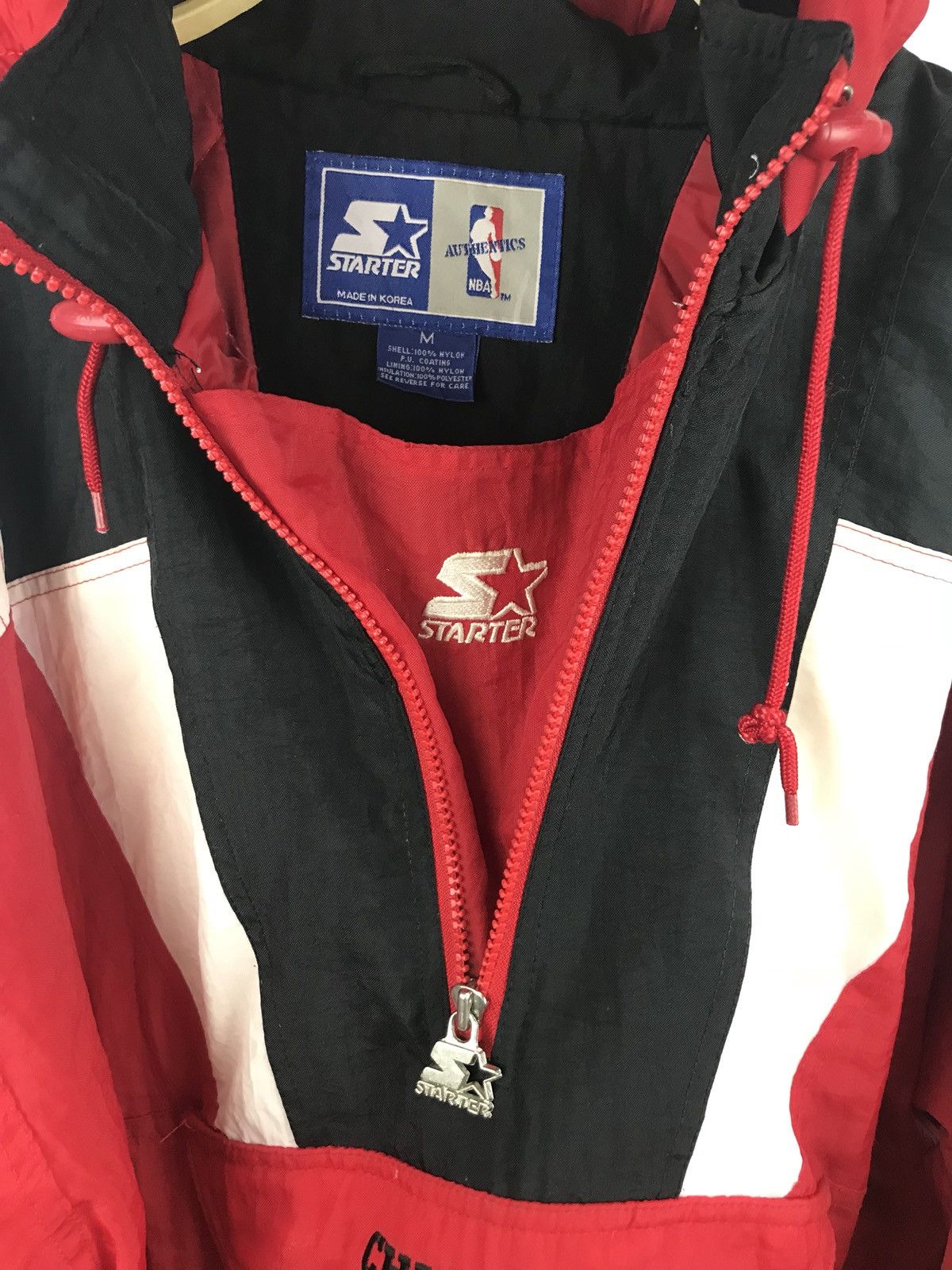 NBA × Starter × Vintage Starter NBA Chicago Bulls Jacket Waterproof Size US M / EU 48-50 / 2 - 4 Thumbnail