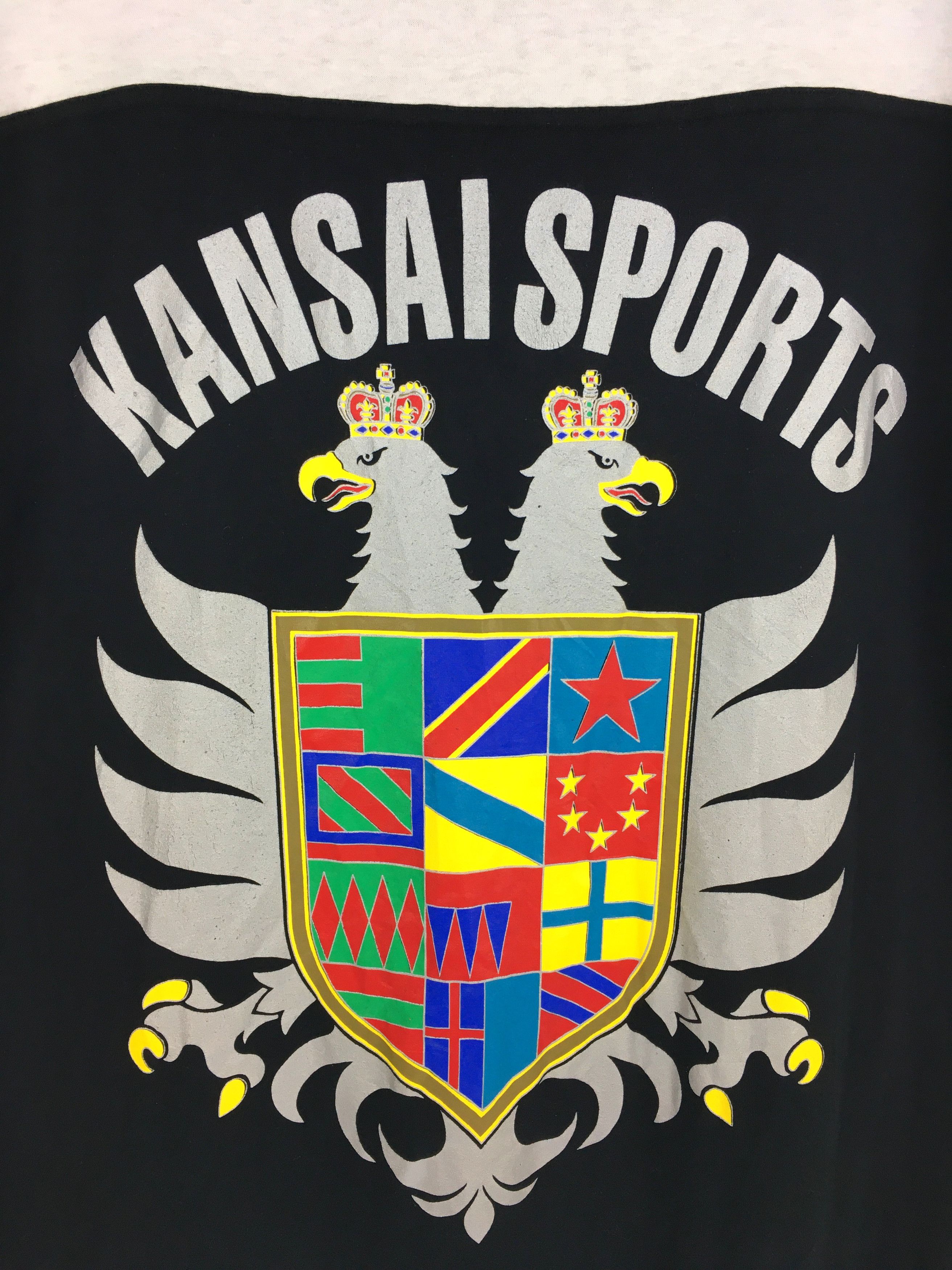 Kansai Yamamoto Vintage KANSAI SPORTS Spell Out Logo Blouses Size L / US 10 / IT 46 - 4 Thumbnail