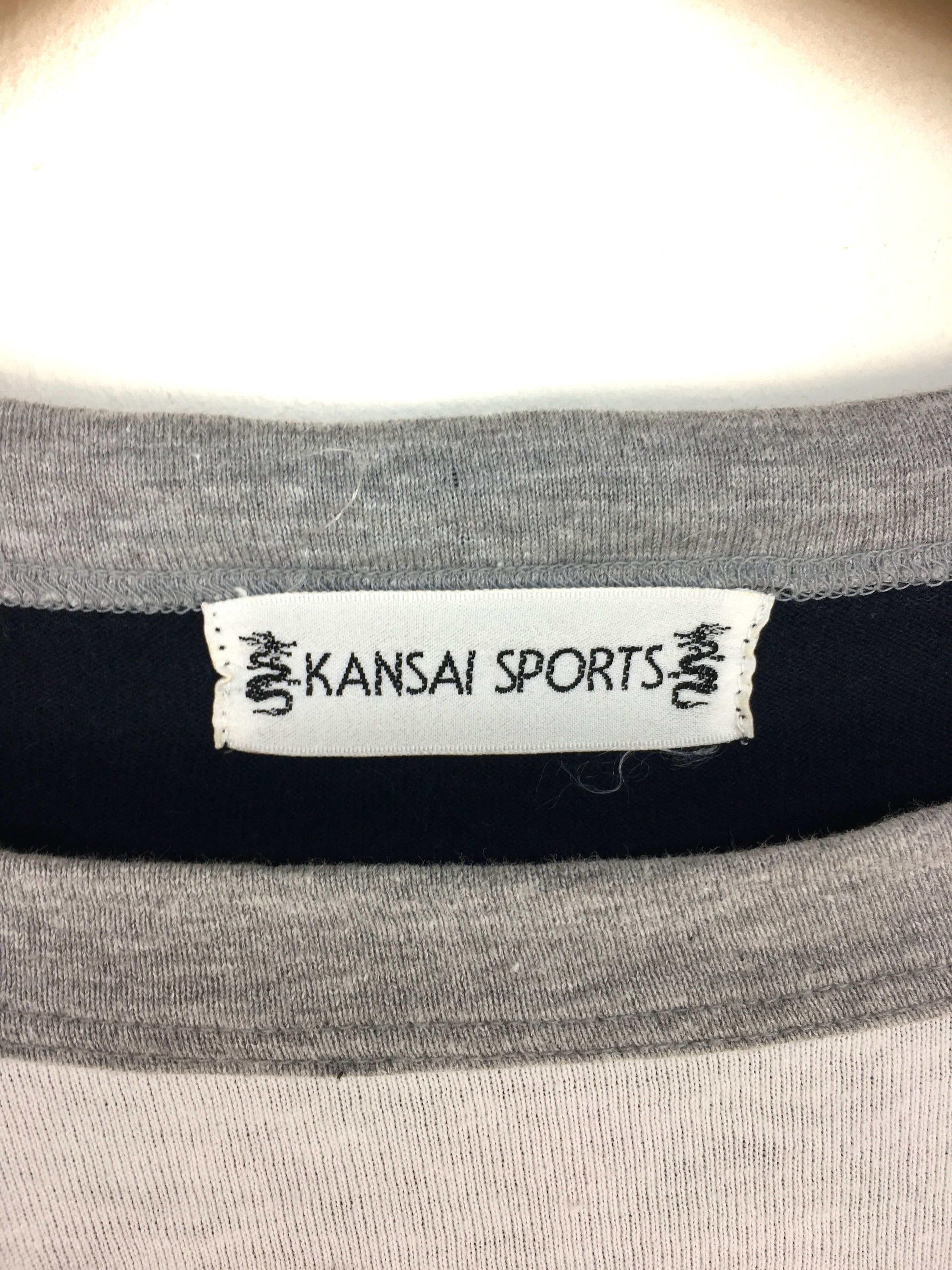 Kansai Yamamoto Vintage KANSAI SPORTS Spell Out Logo Blouses Size L / US 10 / IT 46 - 5 Thumbnail
