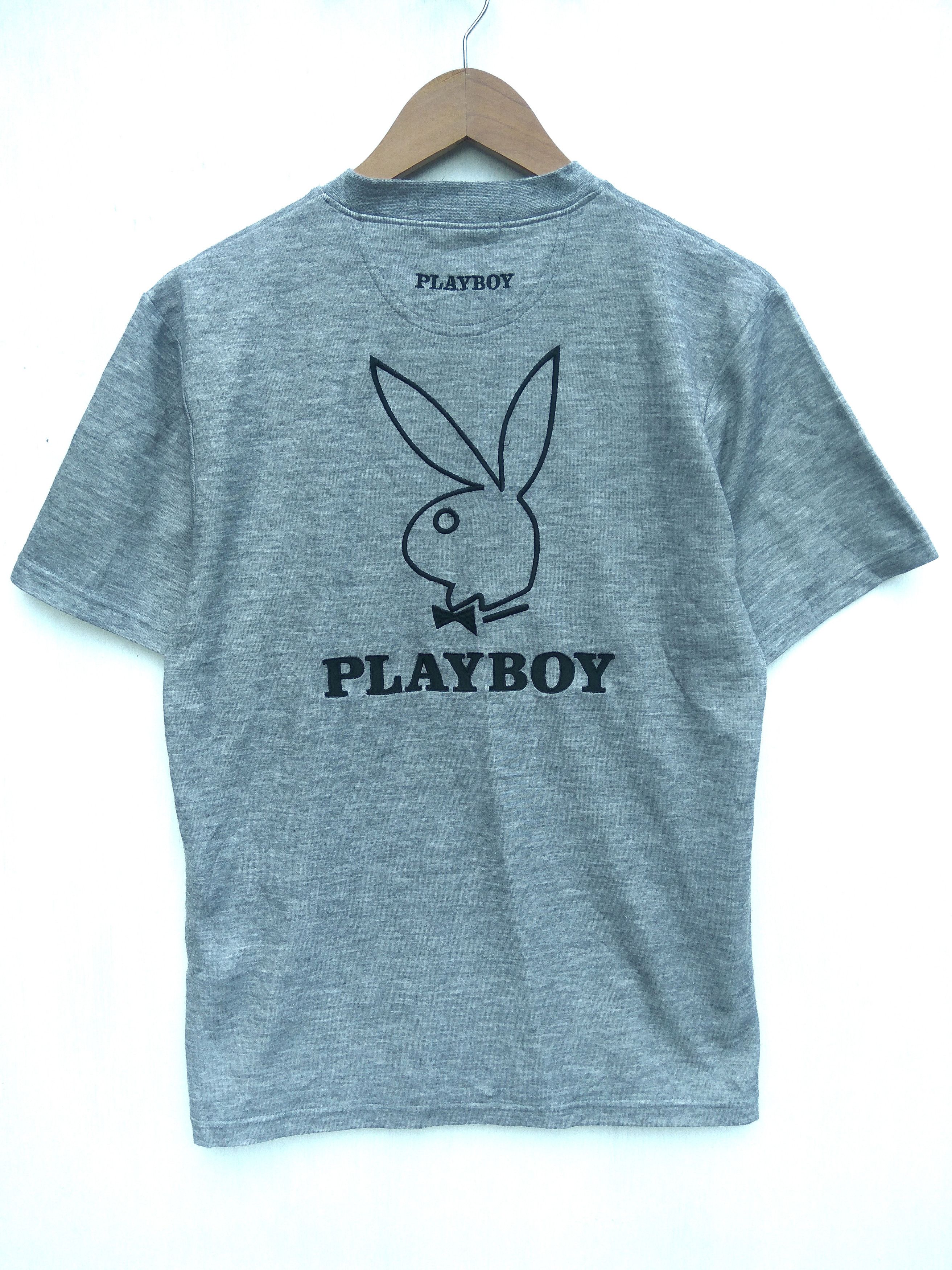 Playboy Vintage Playboy t shirt big logo embroidered size M Size US M / EU 48-50 / 2 - 1 Thumbnail