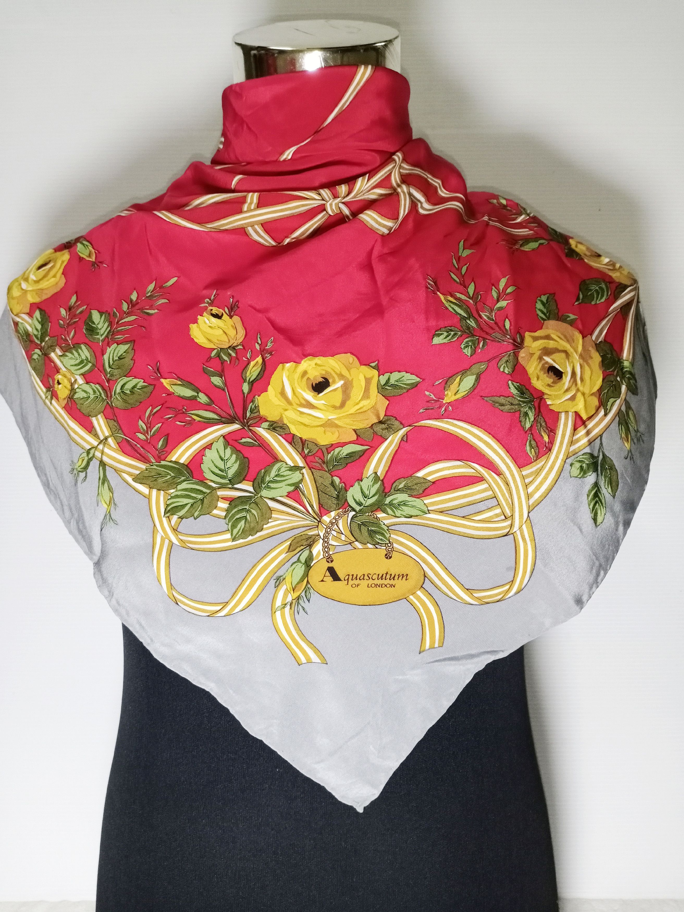 Aquascutum Silk Scarf
