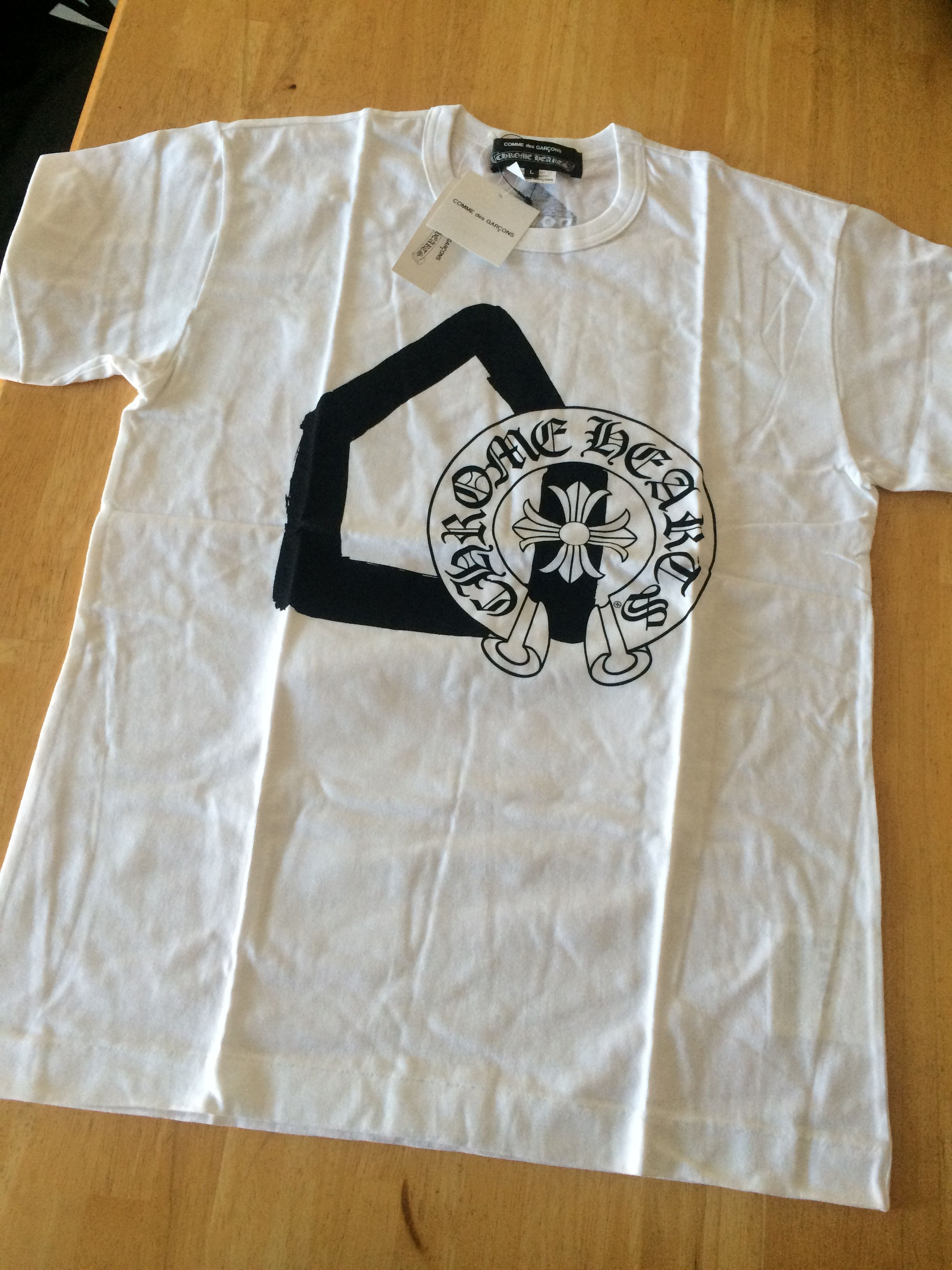 Chrome Hearts x DSM Ginza Horseshoe Logo Tee Black