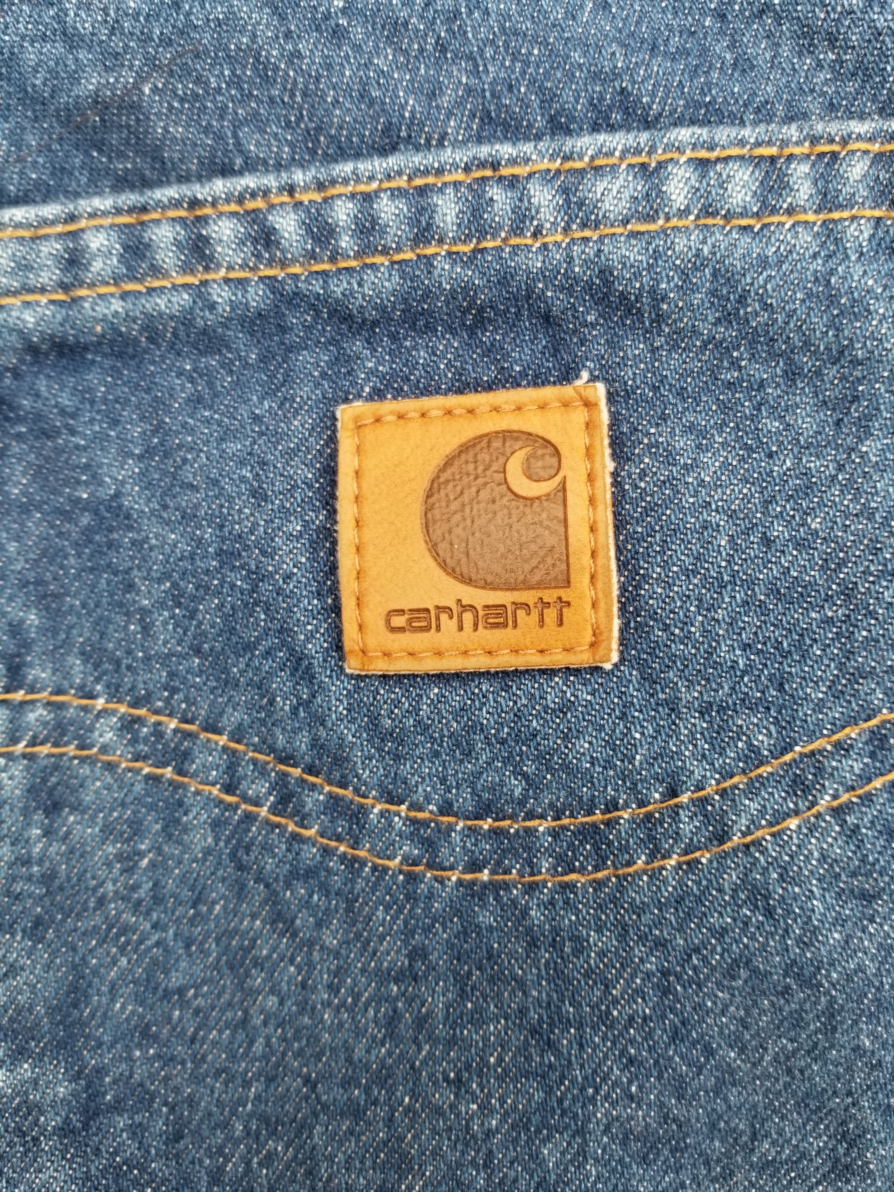 Vintage Vintage CARHARTT Relaxed Fit Blue Denim Jeans 501 Size US 34 / EU 50 - 3 Thumbnail