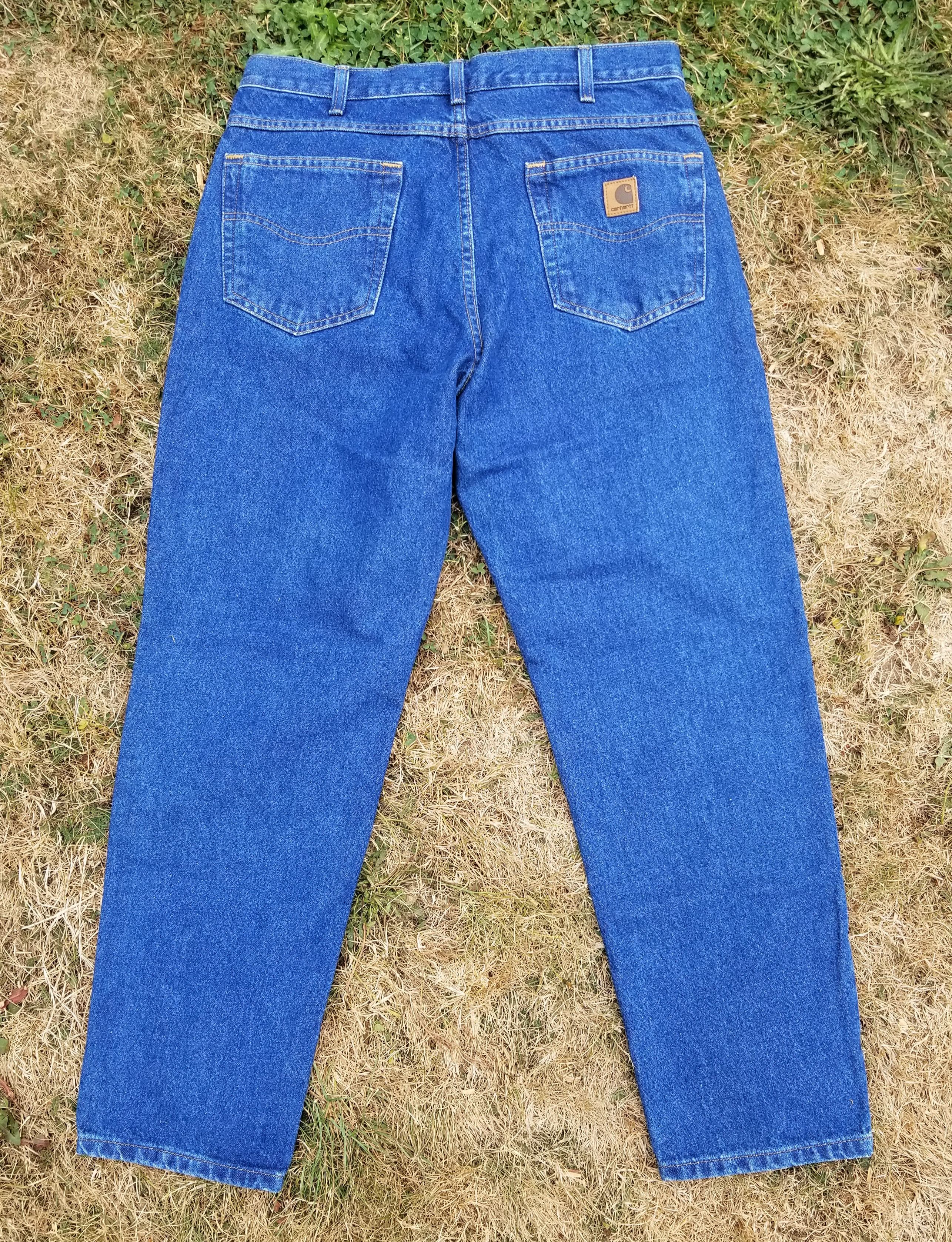 Vintage Vintage CARHARTT Relaxed Fit Blue Denim Jeans 501 Size US 34 / EU 50 - 2 Preview