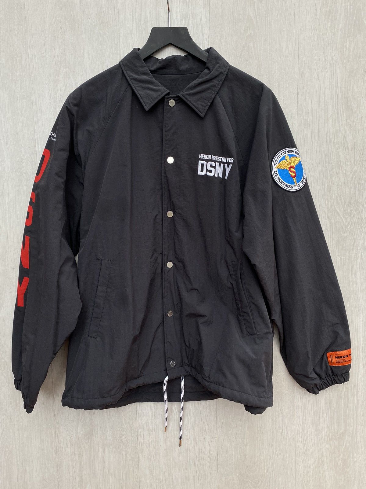 Heron Preston Heron Preston DSNY Logo Coach Jacket | Grailed