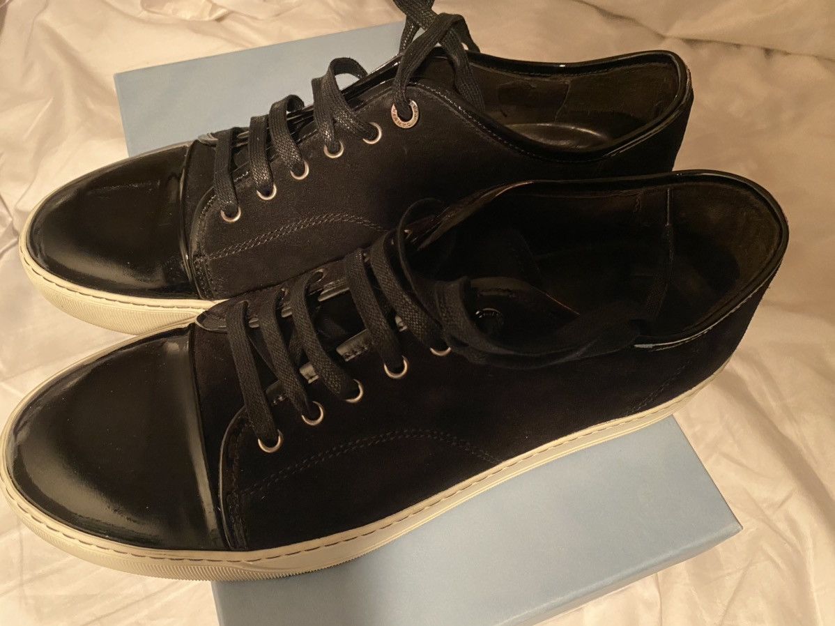 Lanvin Lanvin DBB1 Black Suede Calfskin Sneaker 9 Size US 9 / EU 42 - 1 Thumbnail