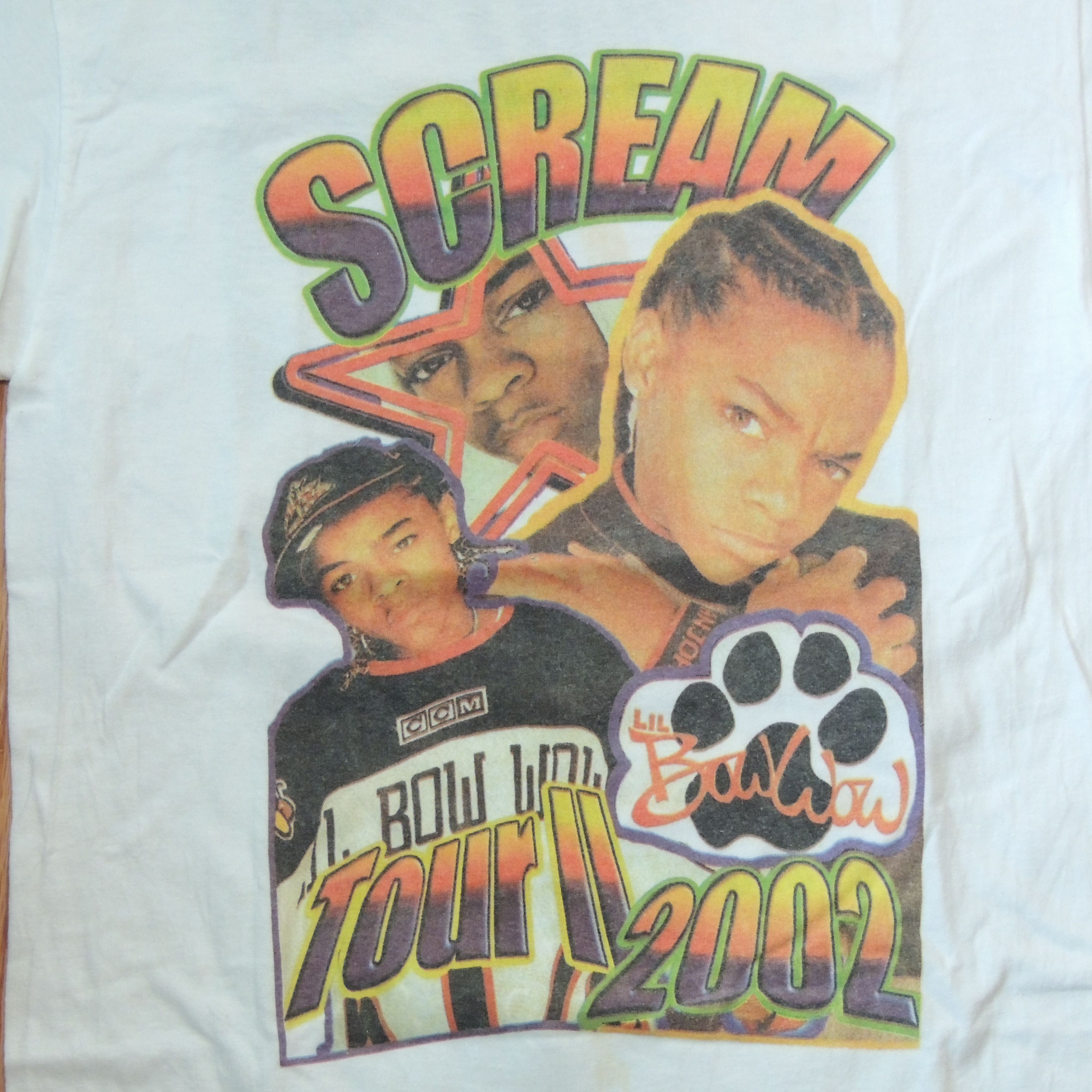 Men’s M&O Knits Lil 2024 Bow Wow Scream II 2002 Tour T-Shirt