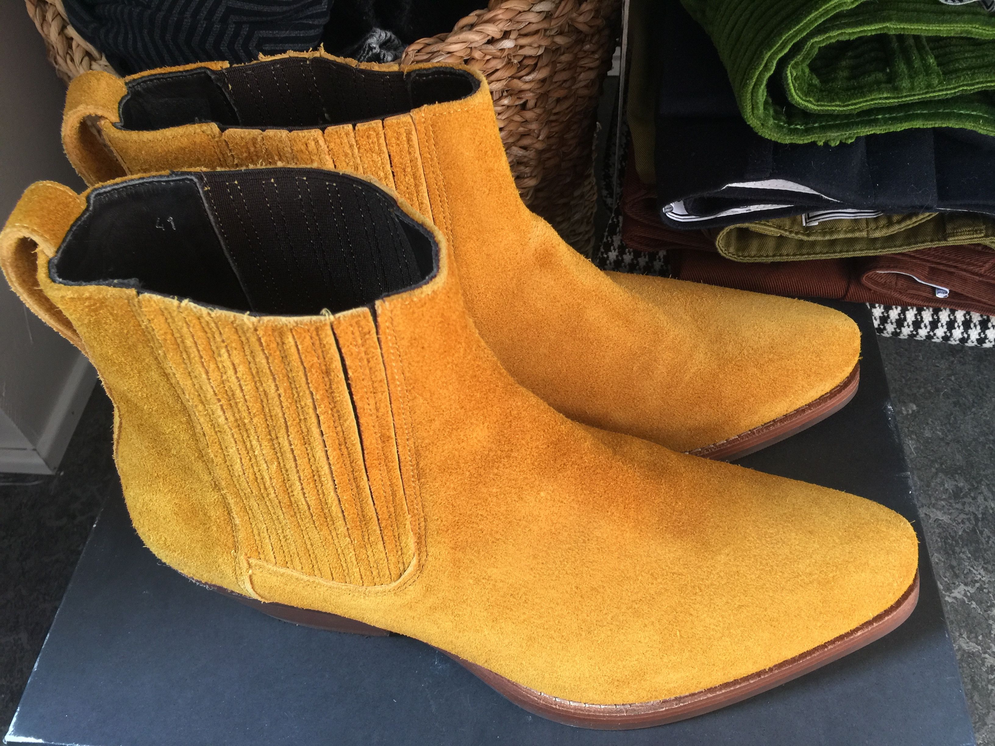 Our Legacy Our Legacy Lion Suede Cuban Boots | Grailed