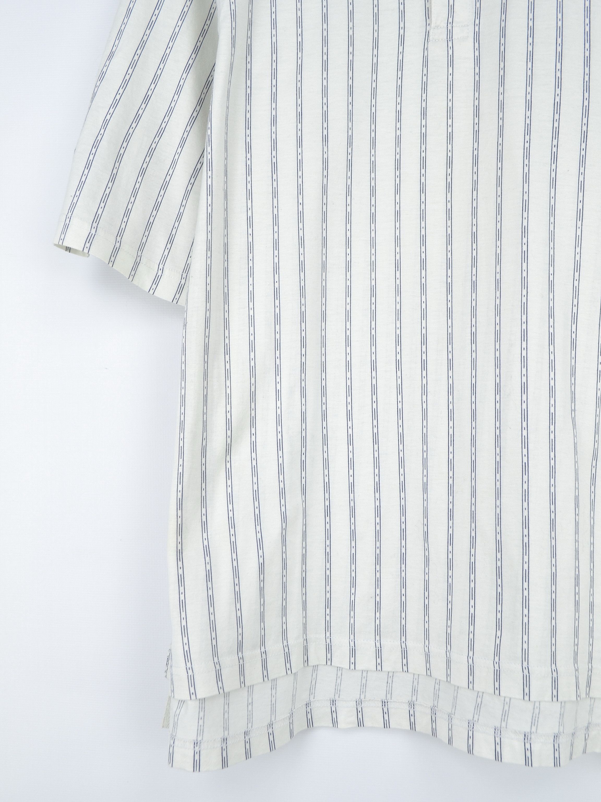 Nike × Vintage 90s Vintage Nike Court White Stripped Polo Size US M / EU 48-50 / 2 - 5 Thumbnail