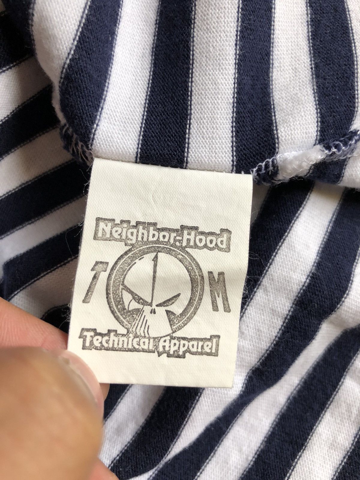 Neighborhood × Wtaps OG Neighbourhood ™️ Logo Striped LS Shirt Size US M / EU 48-50 / 2 - 7 Thumbnail