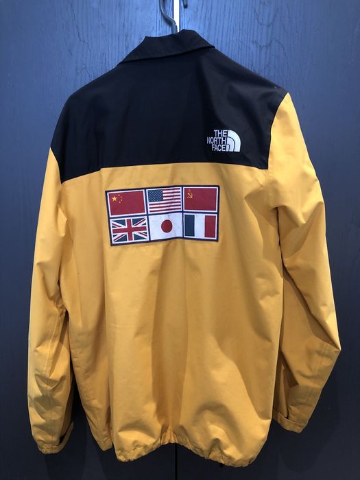 Supreme SS14 The North Face TNF Expedition Coaches Jacket Size XL yellow