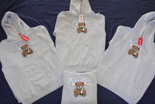 Full send teddy bear hoodie hot sale