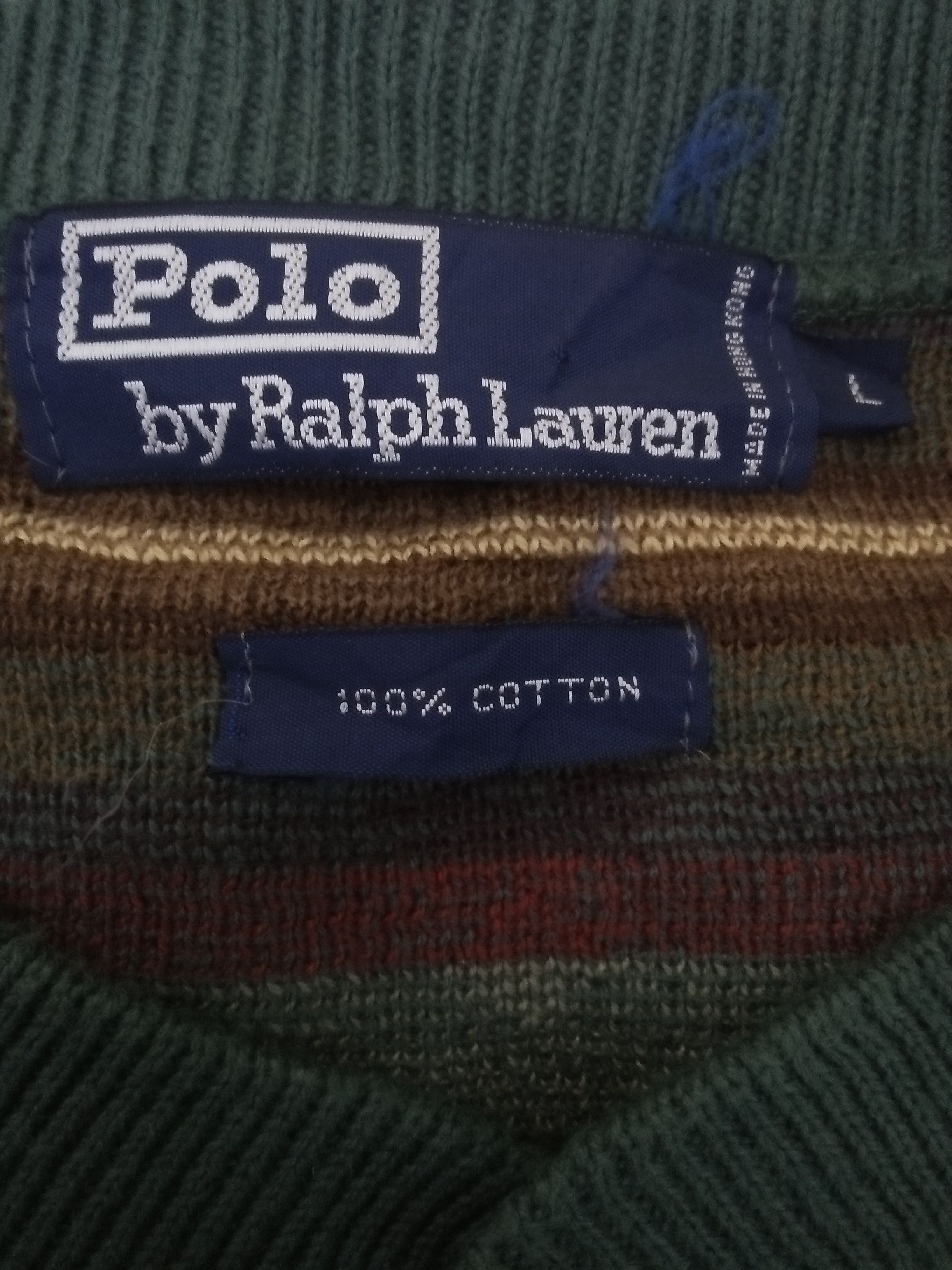 Polo Ralph Lauren 90s POLO RALPH LAUREN NAVAJO SWEATER (B188) Size US L / EU 52-54 / 3 - 4 Thumbnail