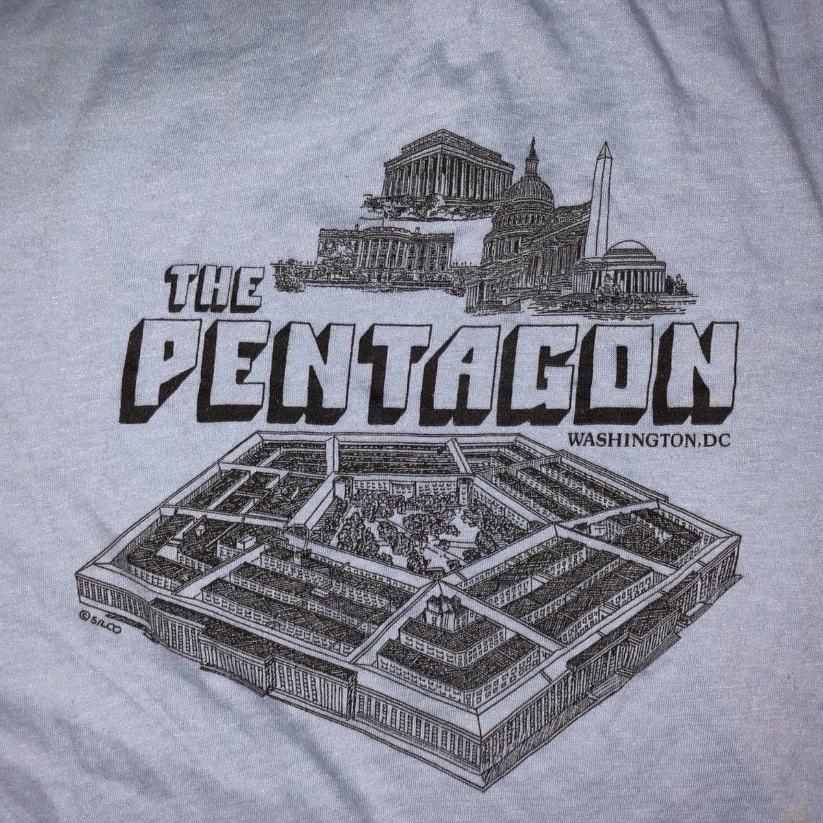 Vintage Vintage 80s The Pentagon Washington, DC tee Size US S / EU 44-46 / 1 - 3 Thumbnail