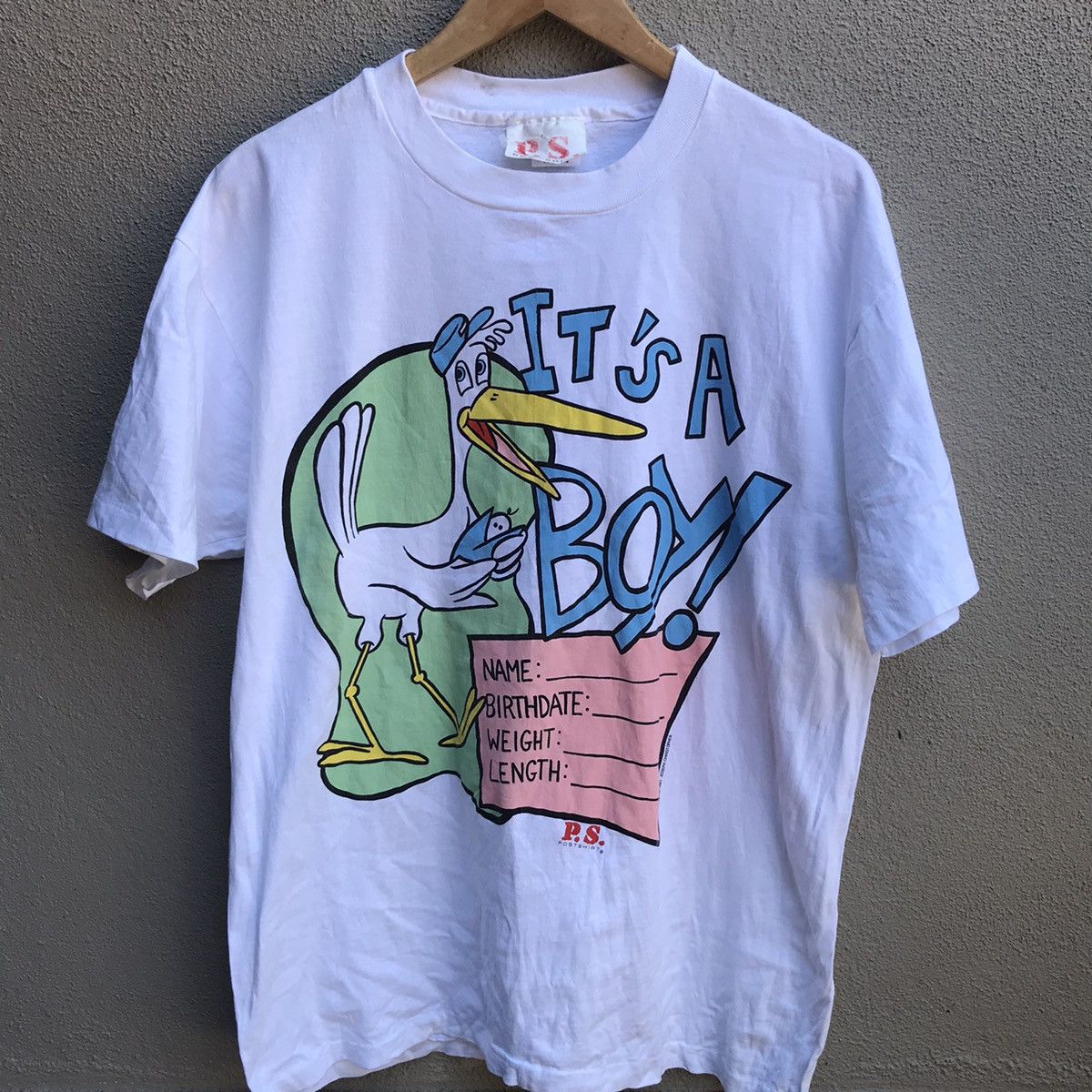 Vintage Vintage POST SHIRTS cartoons usa tee graphic art Size US XL / EU 56 / 4 - 2 Thumbnail