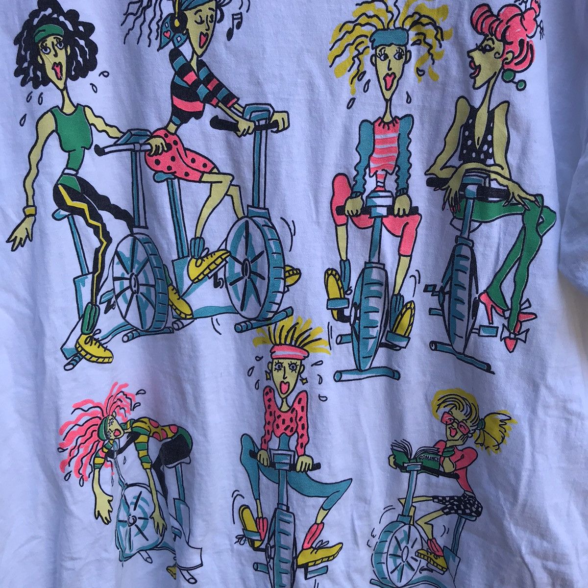 Vintage Vintage CARTOONS gymnasium parody usa tee Size US XL / EU 56 / 4 - 3 Thumbnail