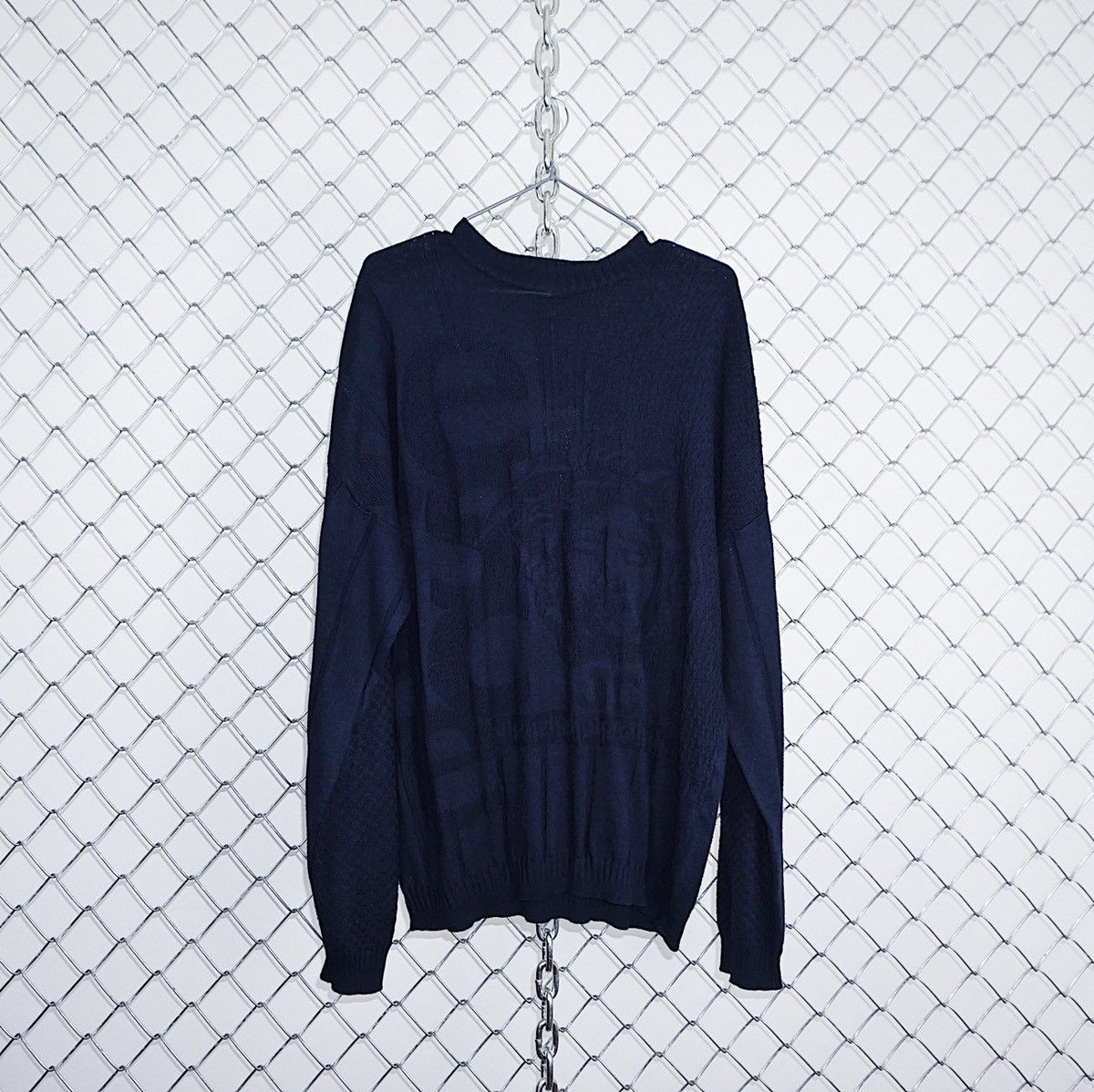 Vintage Versace Jean Couture Medusa head fine-knit sweater