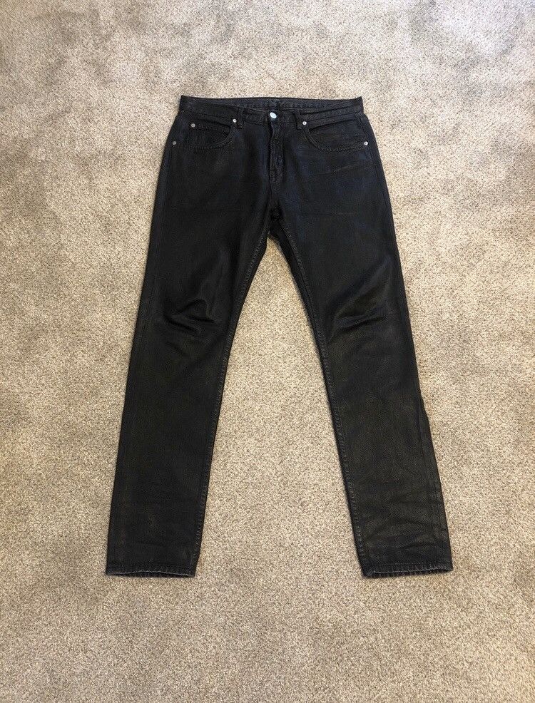Helmut Lang Helmut Lang 87 Waxed Denim Jeans Size US 32 / EU 48 - 1 Thumbnail
