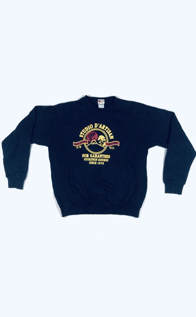 Vintage Studio D'Artisan Big Logo Sweatshirt Crewneck