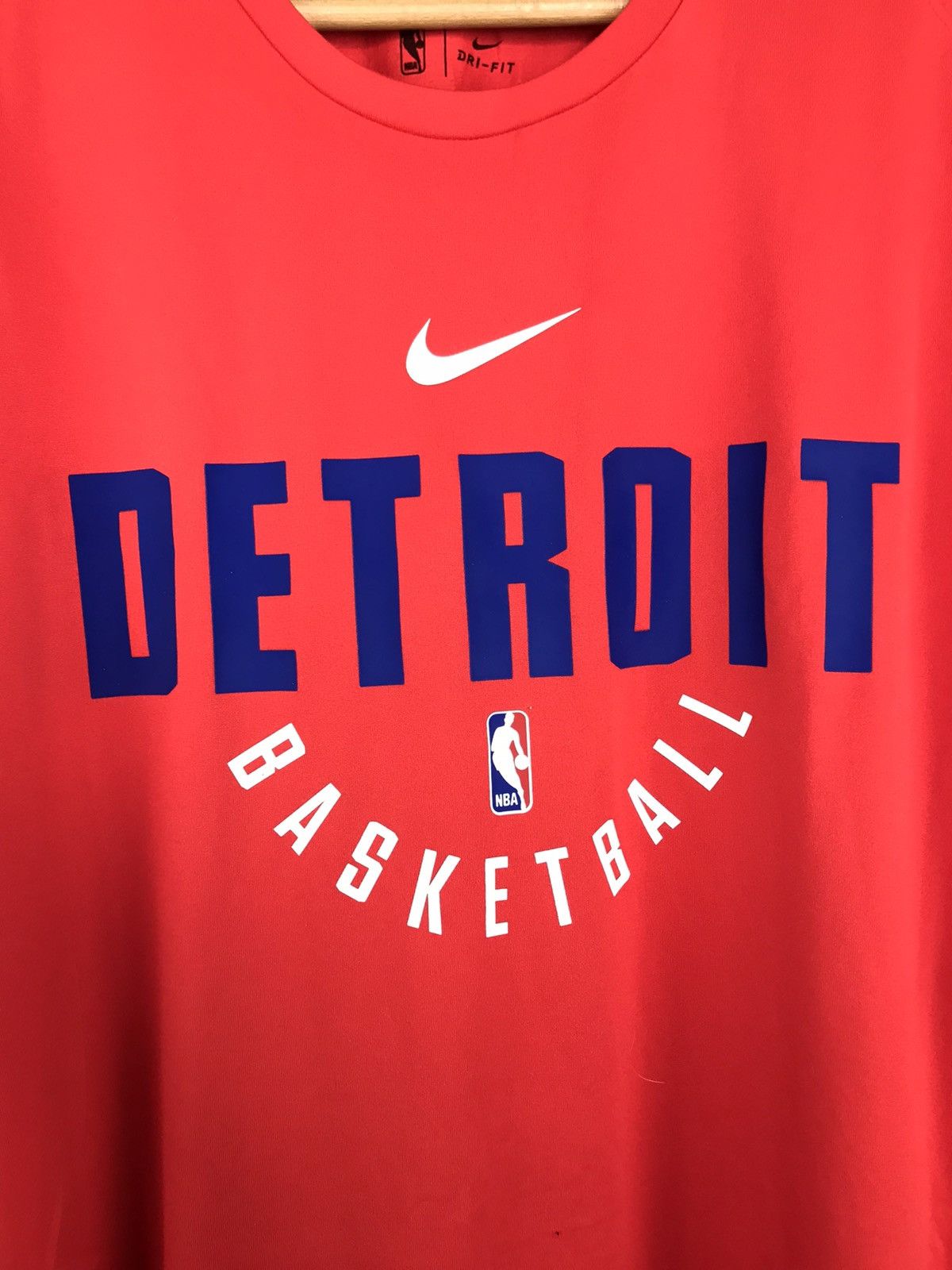 NBA New Nike Detroit Pistons Basketball Team Issued Shirt 3XLT Size US XXL / EU 58 / 5 - 5 Thumbnail
