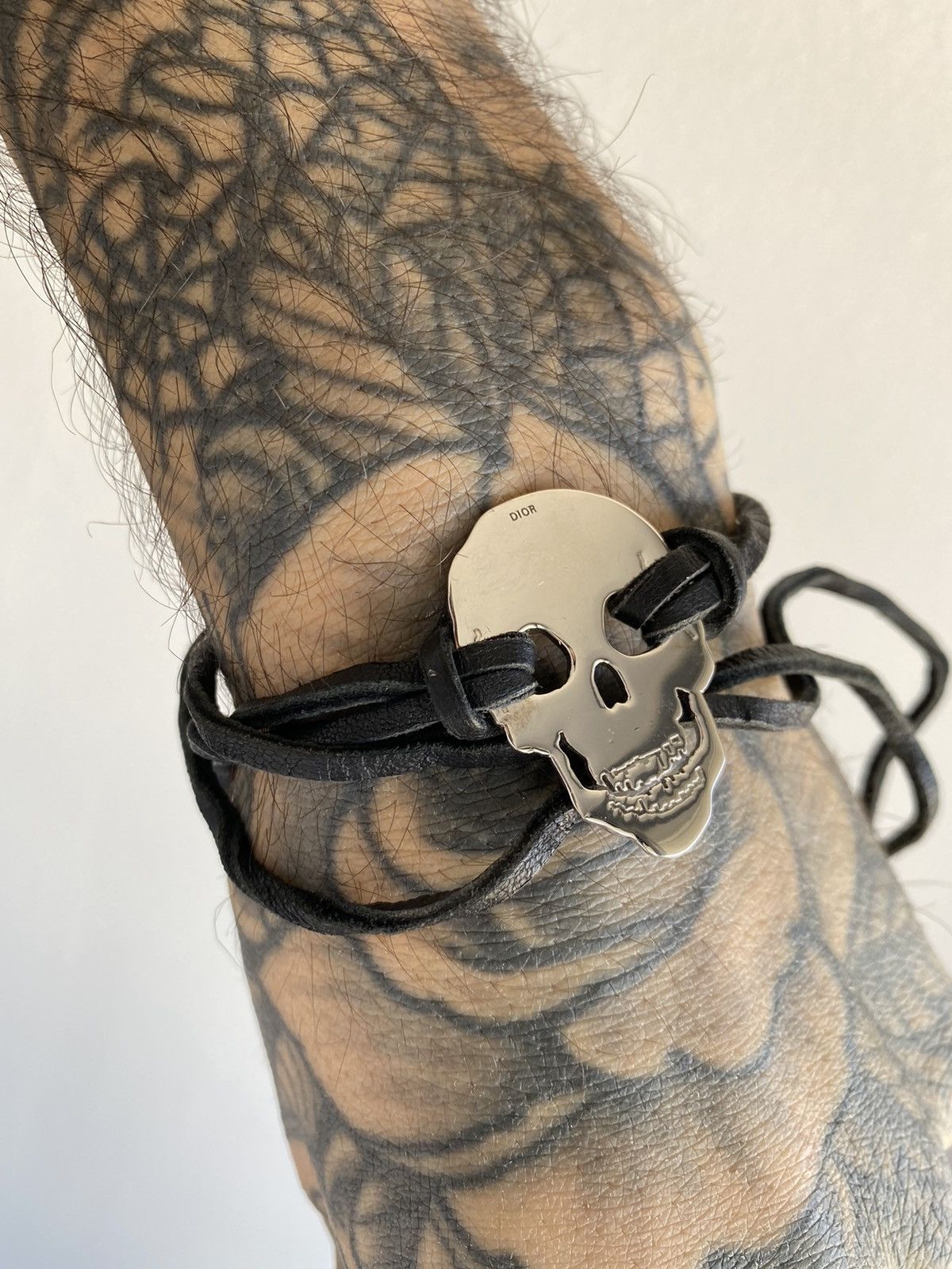Dior Dior Homme 05 Hedi Slimane Silver Skull bracelet Necklace