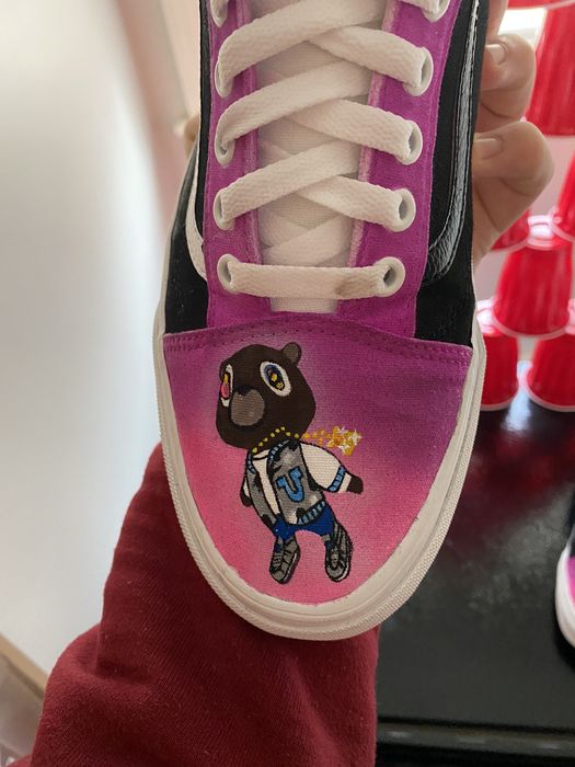 Kanye custom store vans