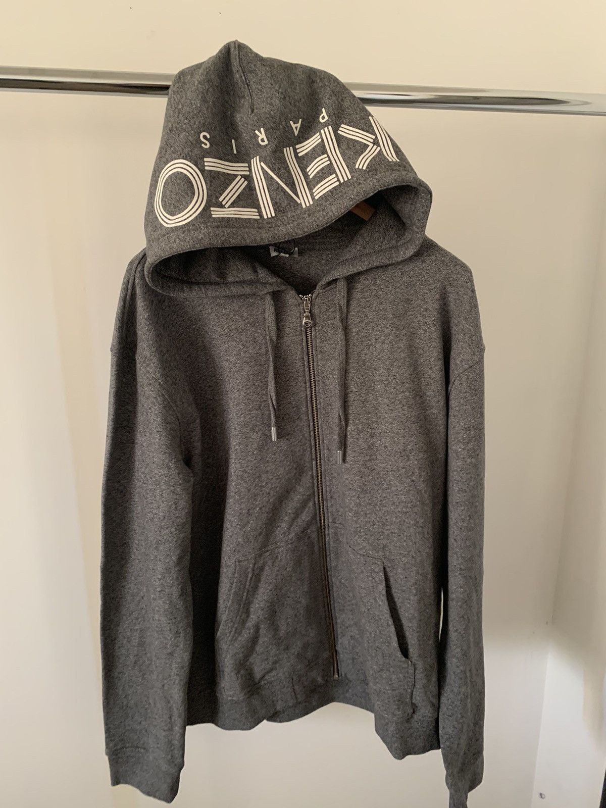 Kenzo Kenzo Logo Zip Hoodie Grailed