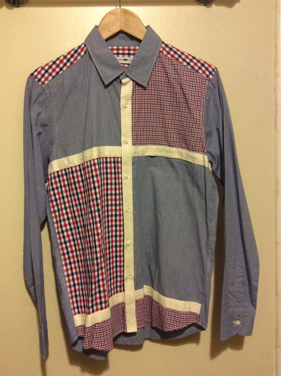Gingham Plaid Button Down Shirt
