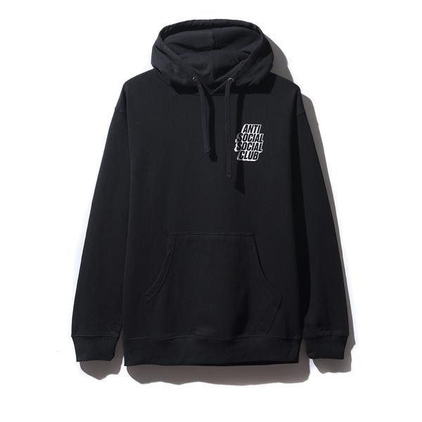 Anti Social Social Club Blocked Logo Black Hoodie ASSC DS