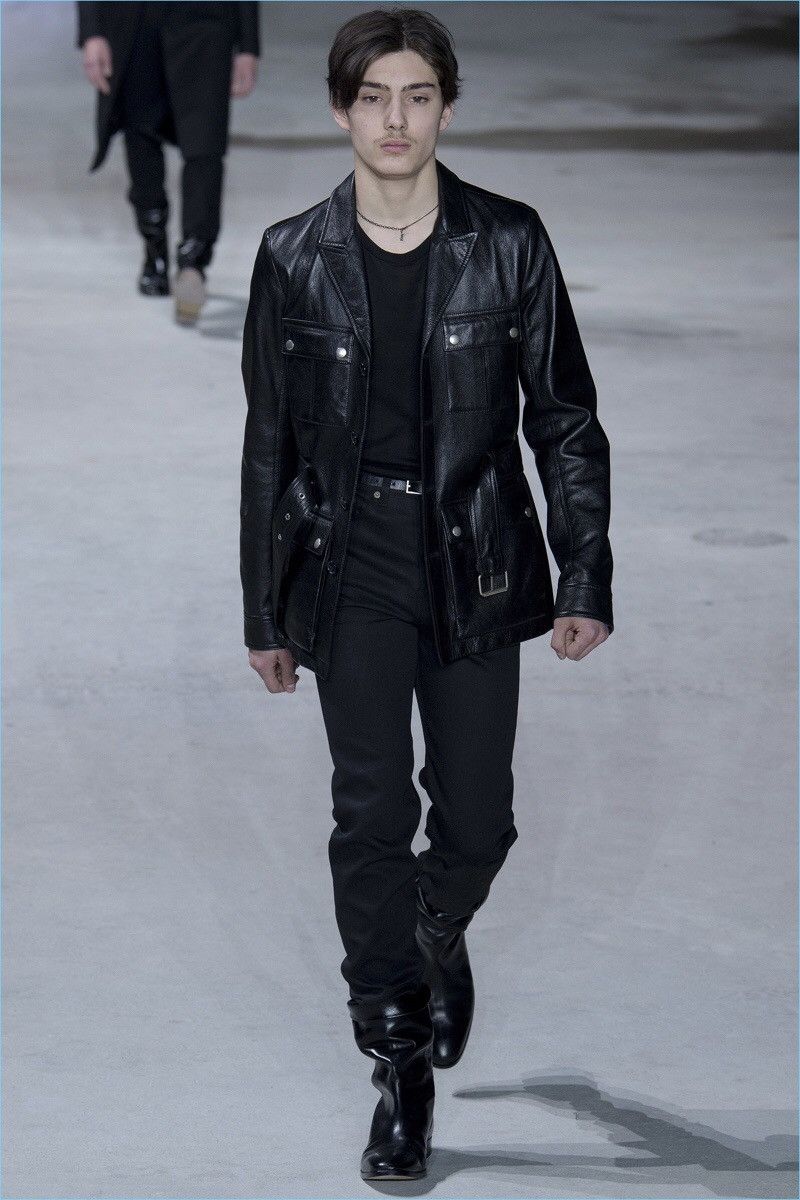 Saint Laurent Paris Saint Laurent Runway Safari Leather