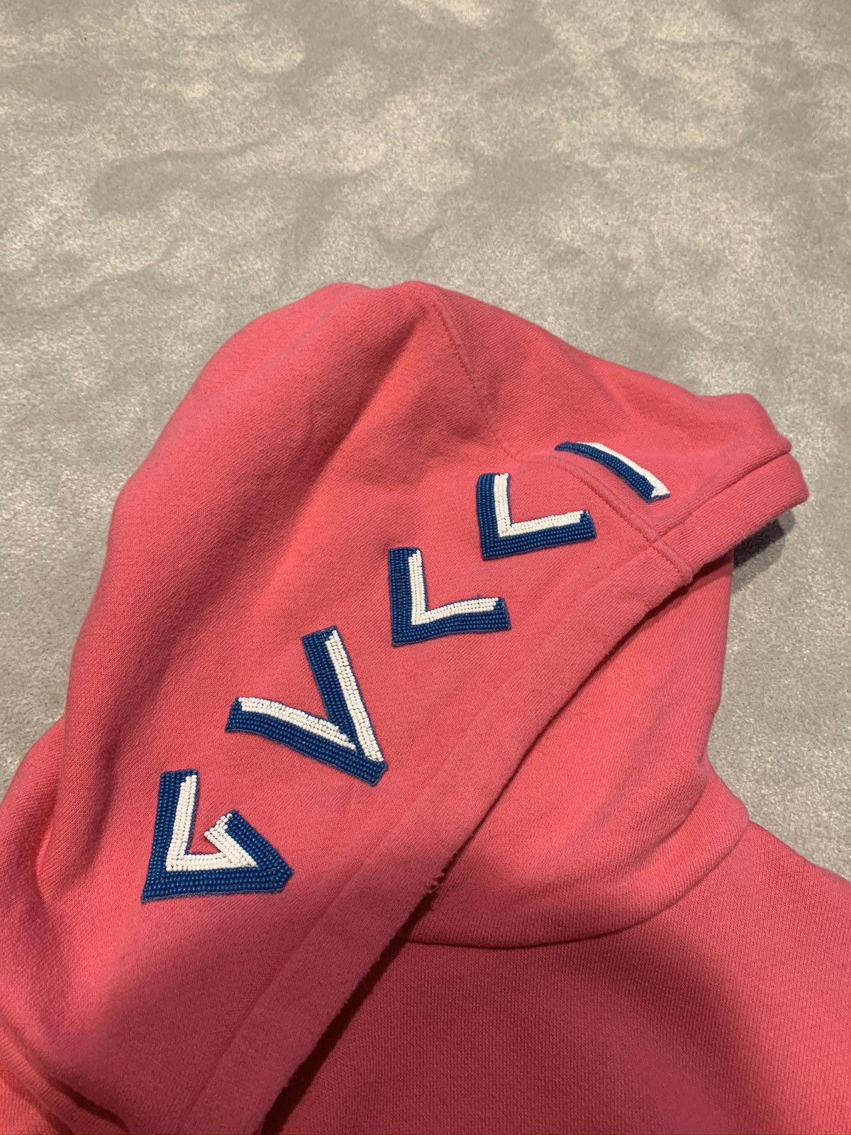 Gucci Pink Loved Beaded Hoodie Size US L / EU 52-54 / 3 - 4 Thumbnail