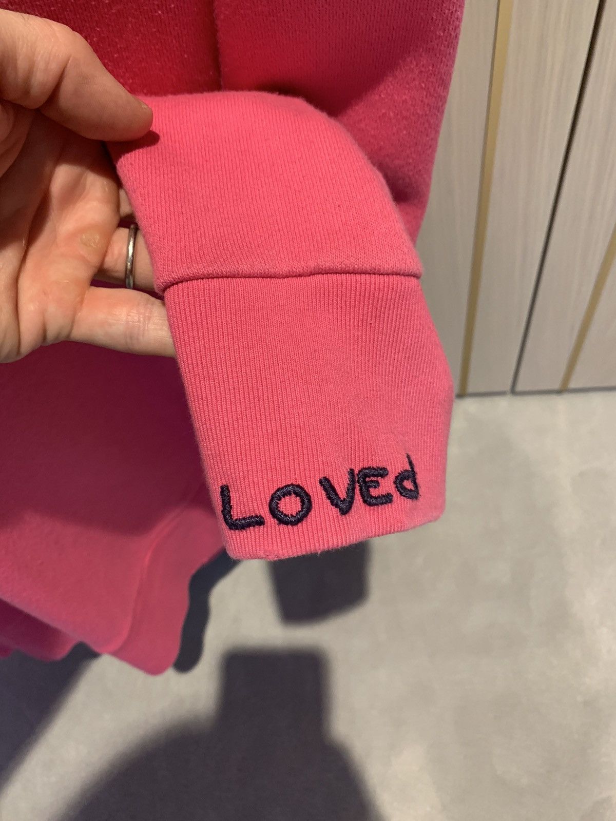 Gucci Pink Loved Beaded Hoodie Size US L / EU 52-54 / 3 - 3 Thumbnail