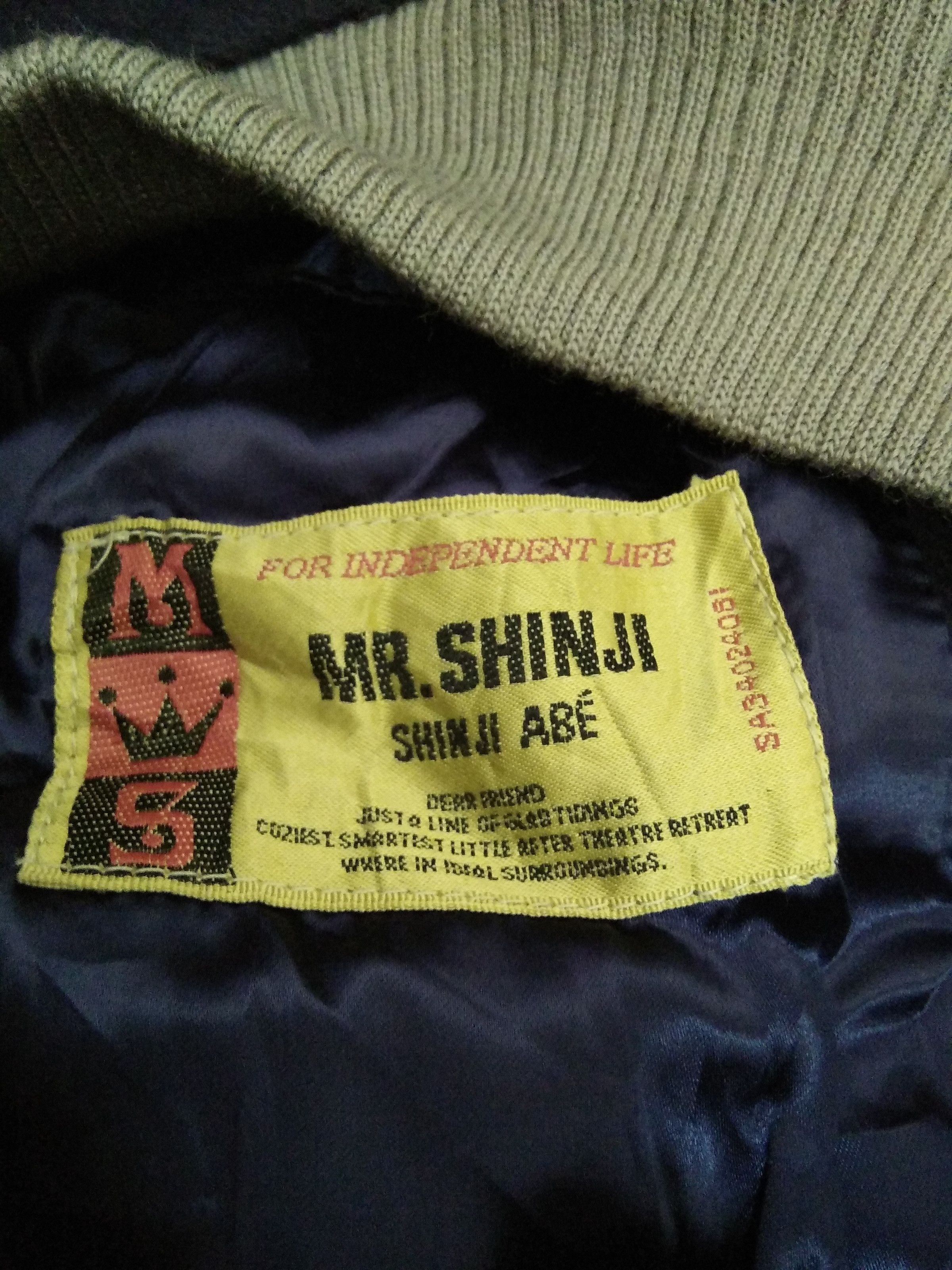 Japanese Brand VTG MR. SHINJI ABE JAPAN VARSITY JACKET EMBROIDERED (A438) Size US L / EU 52-54 / 3 - 6 Thumbnail